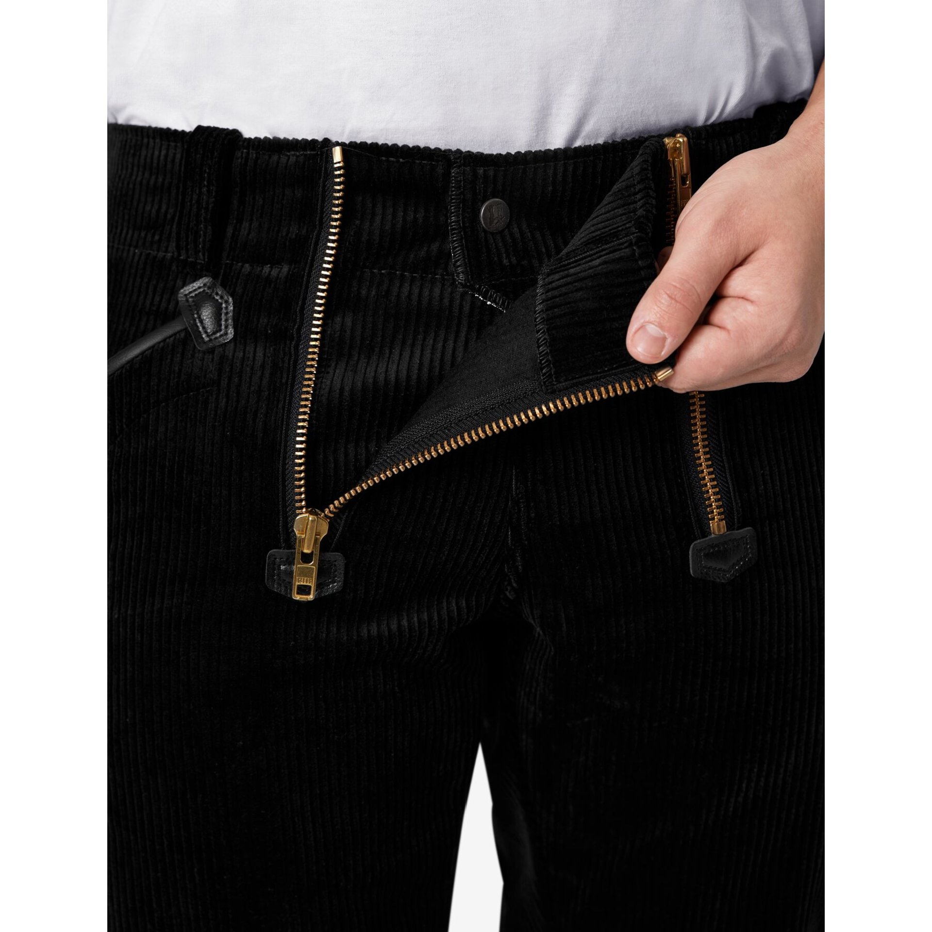 MICHAEL Zunfthose Trenkercord  Dreidraht schwarz 84