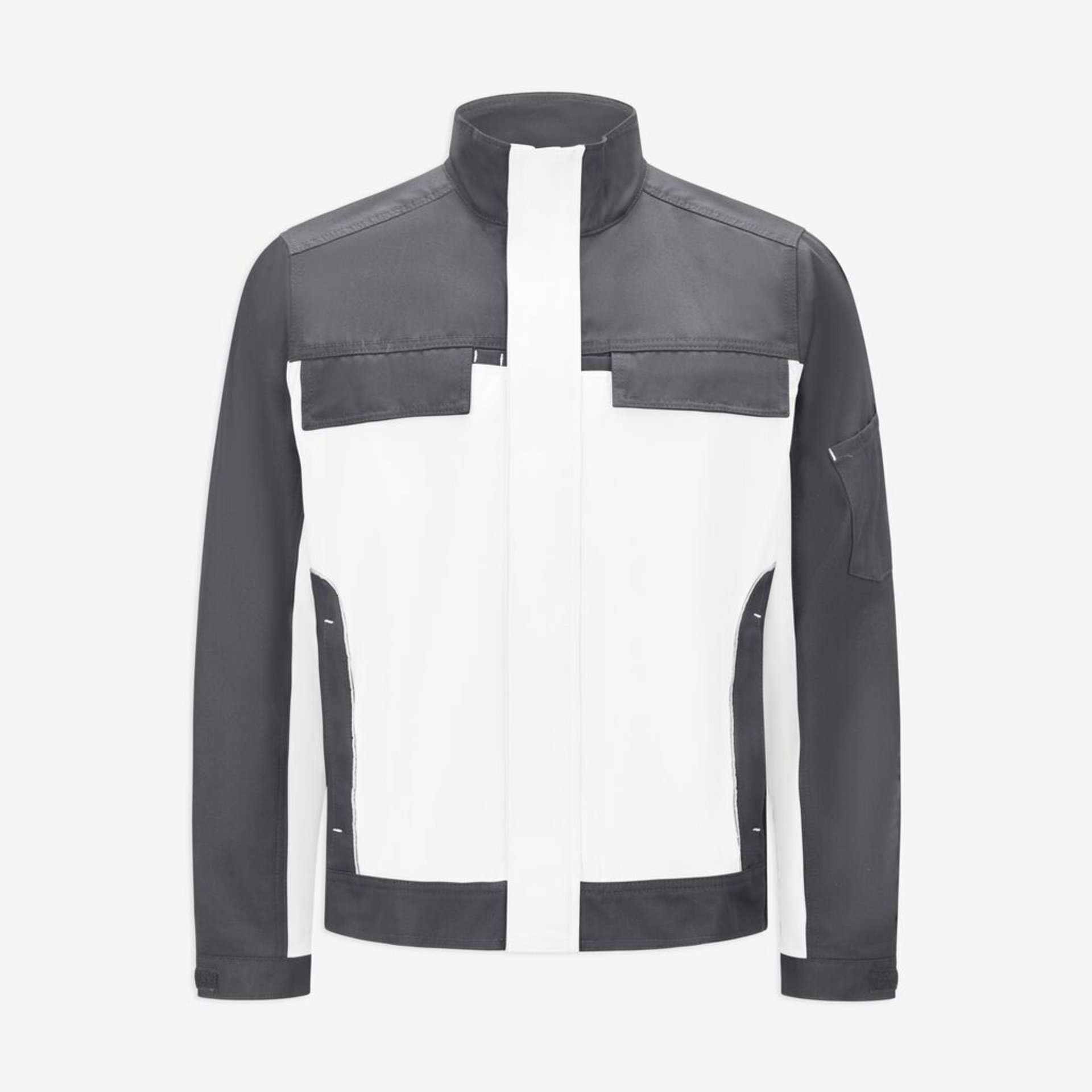 ERNST Arbeitsjacke weiß-anthrazit XL