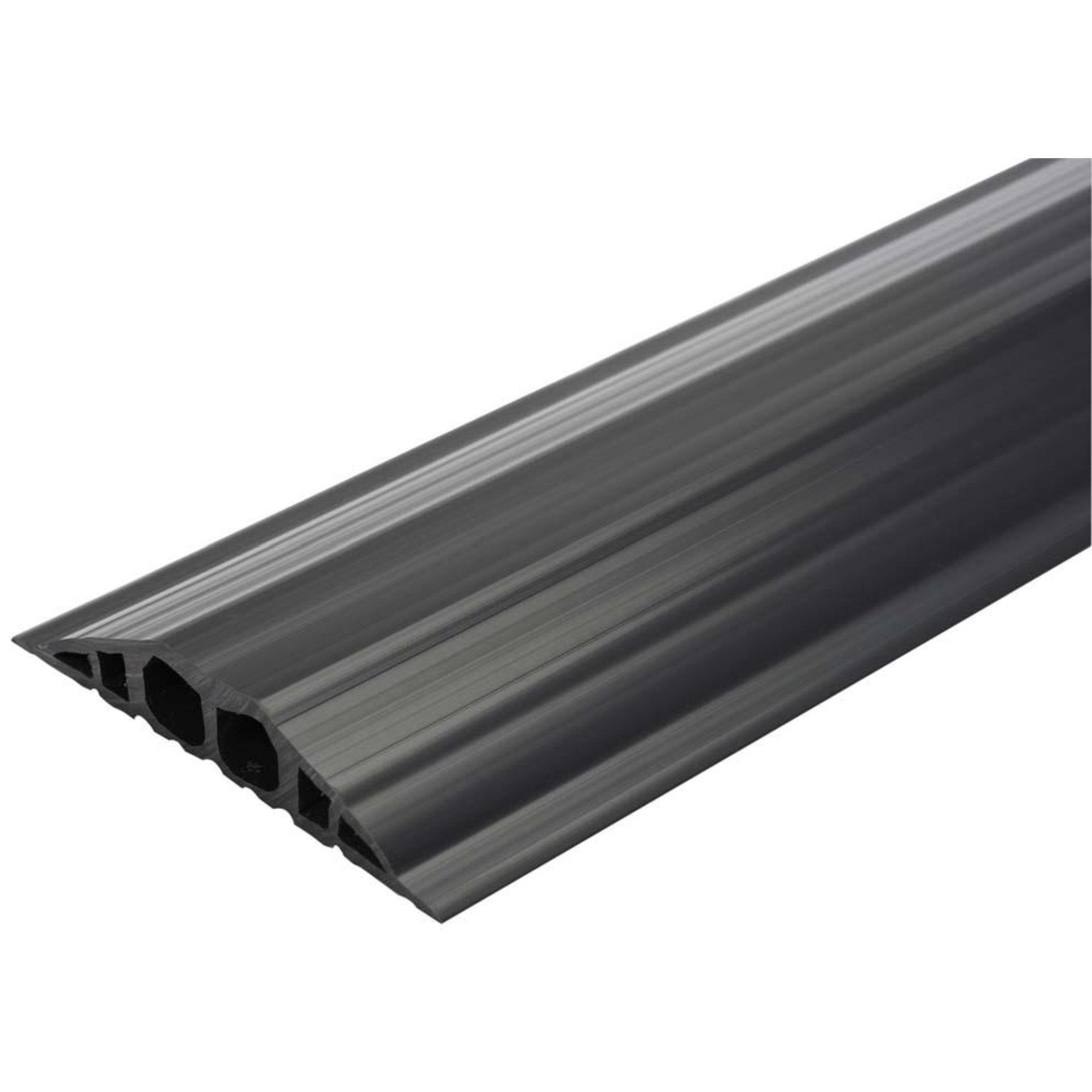 Industriekabelbrücke B1500xT200xH35 mm 2 Kammern D25 mm PVC schwarz