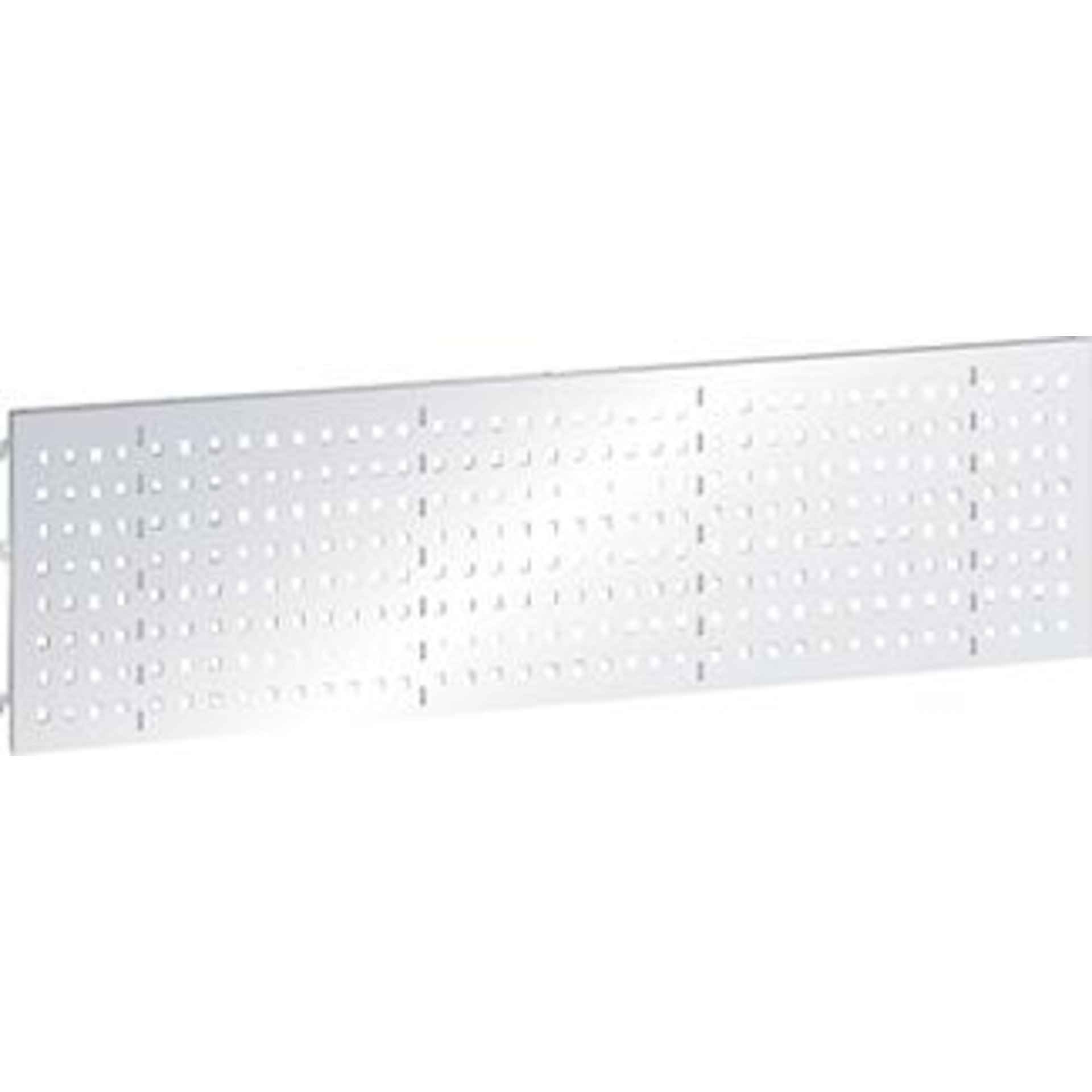 Rückwand gelocht B665xH350mm Lochung 10x10mm RAL 7035