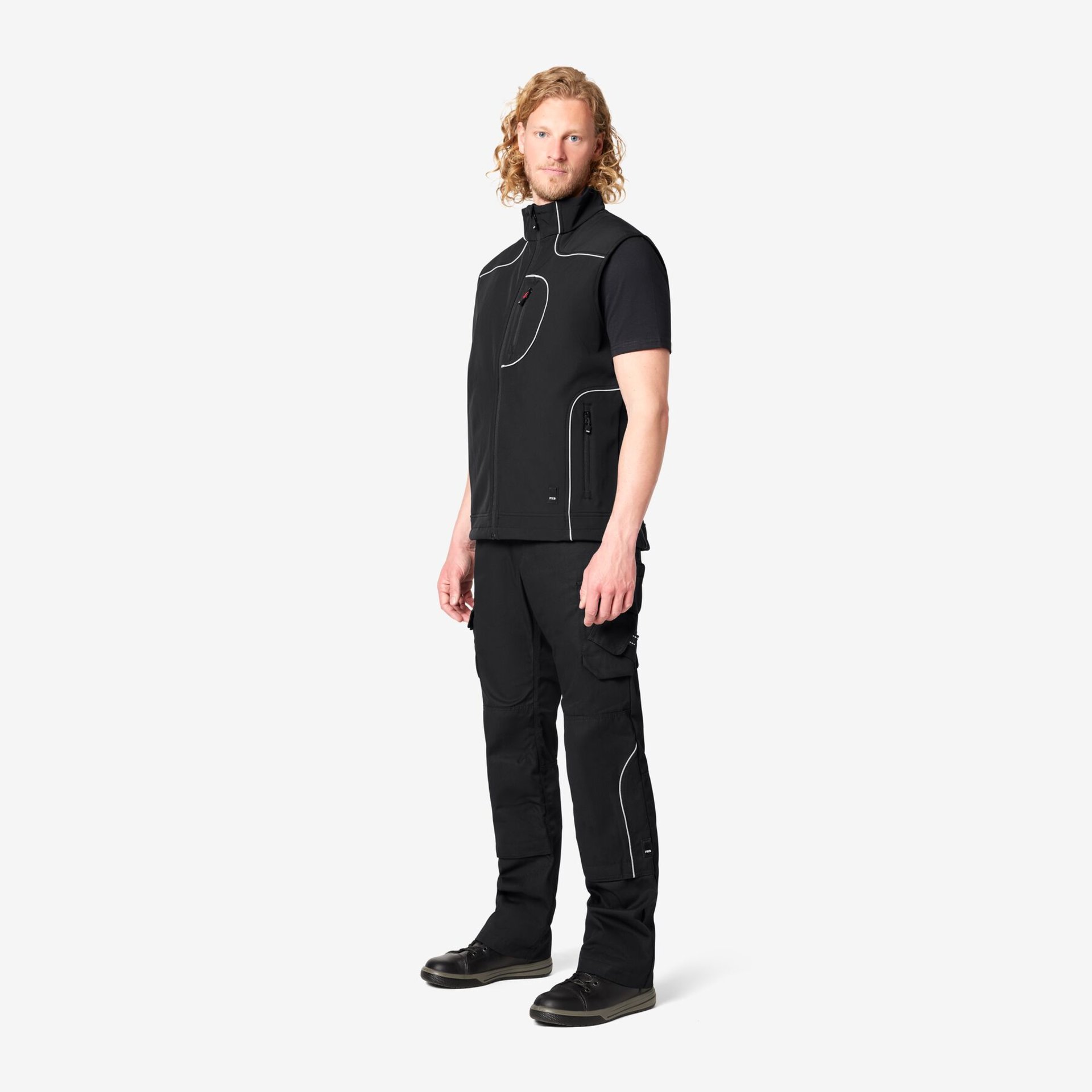 MARTIN Softshell-Weste schwarz 3XL