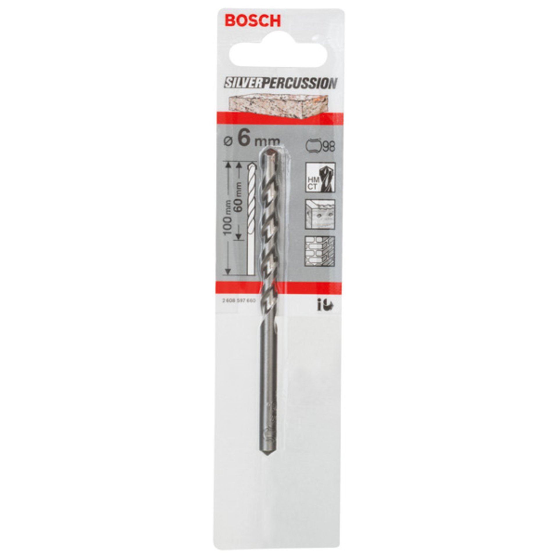 Betonbohrer CYL-3, 6 x 60 x 100 mm, d 5,5 mm, 1er-Pack