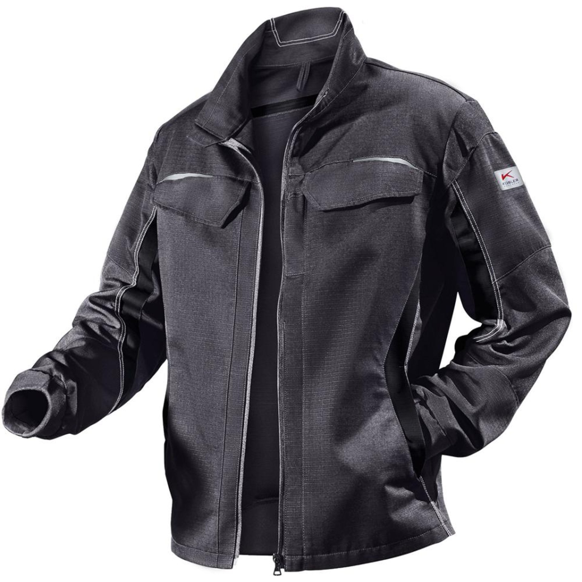 Jacke PULSSCHLAG,Gr. 48, anthrazit/schwarz