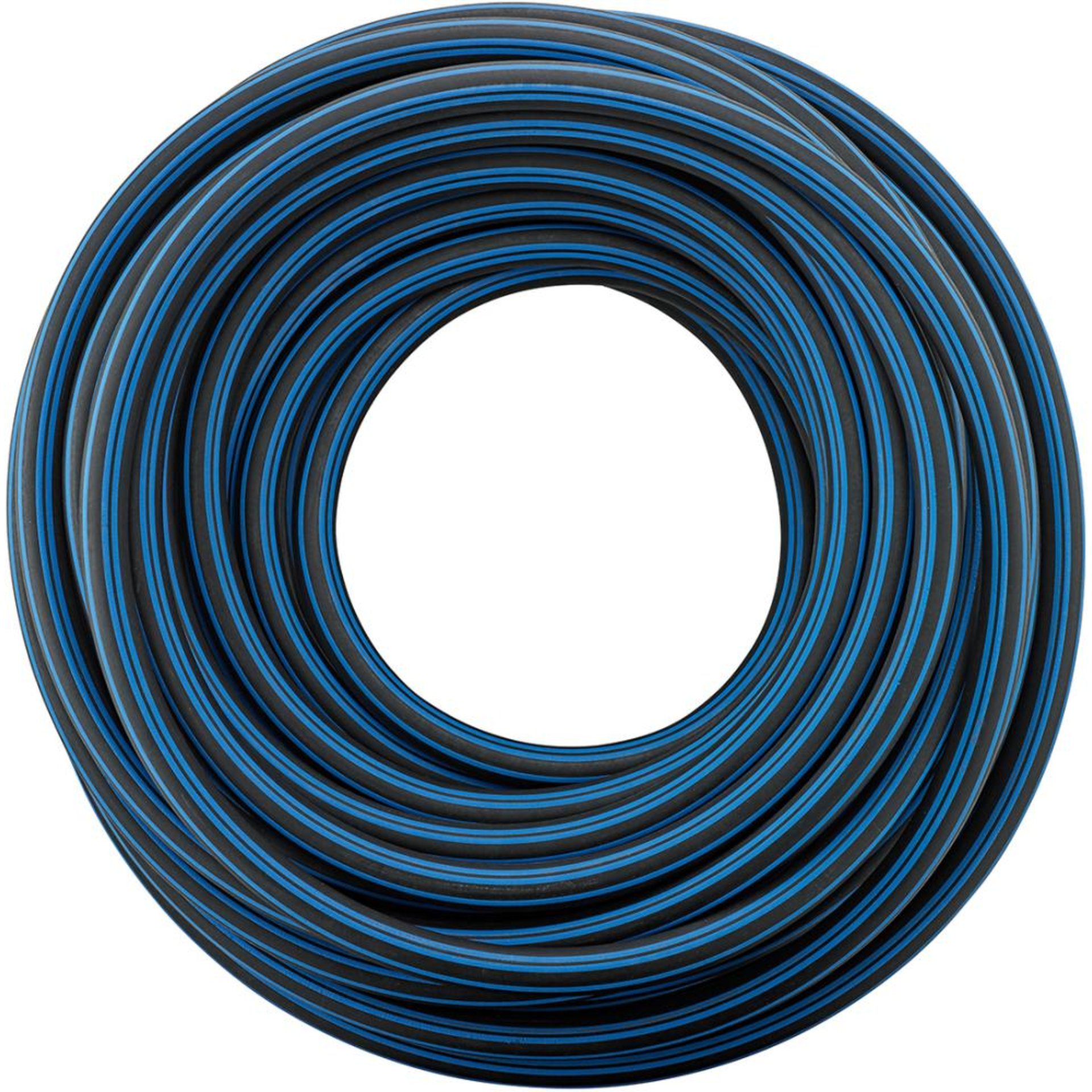 Industrie-und Vielzweck schlauch PRO, EPDM, schwarz/blau, 6x3,5mm, 40m FORTIS