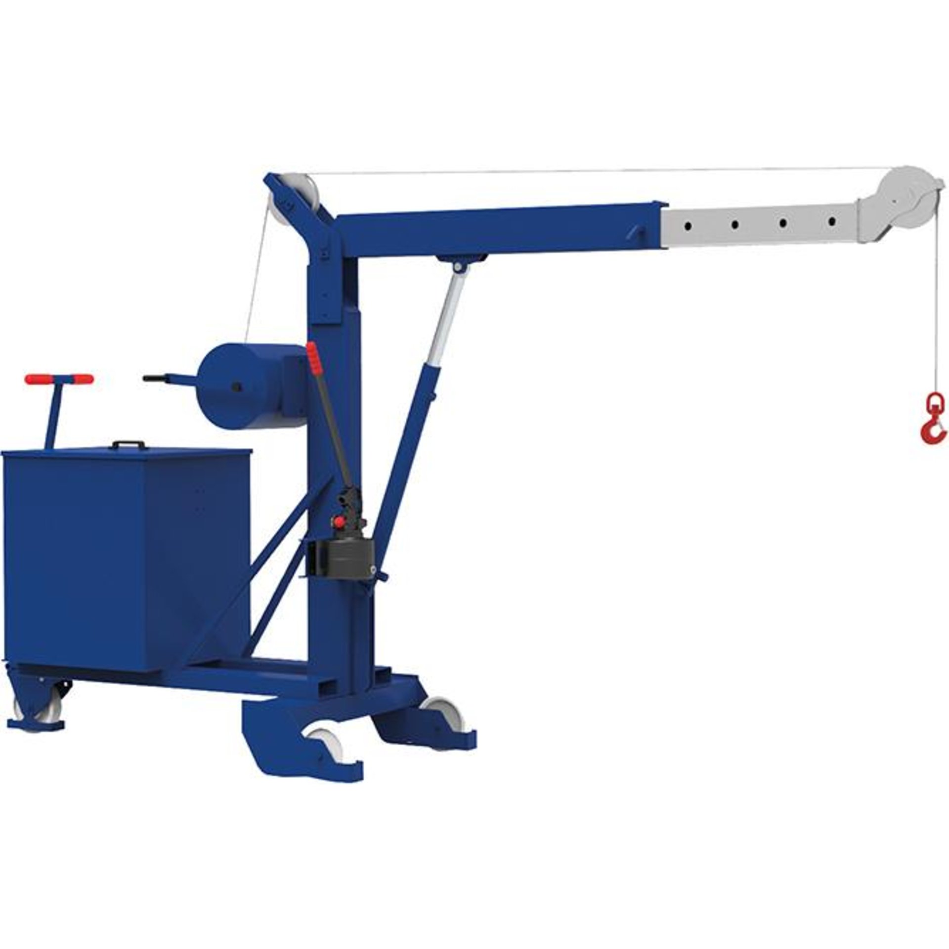 Werkstattdrehkran KR-F 100 H-HW, mit Handseilwinde