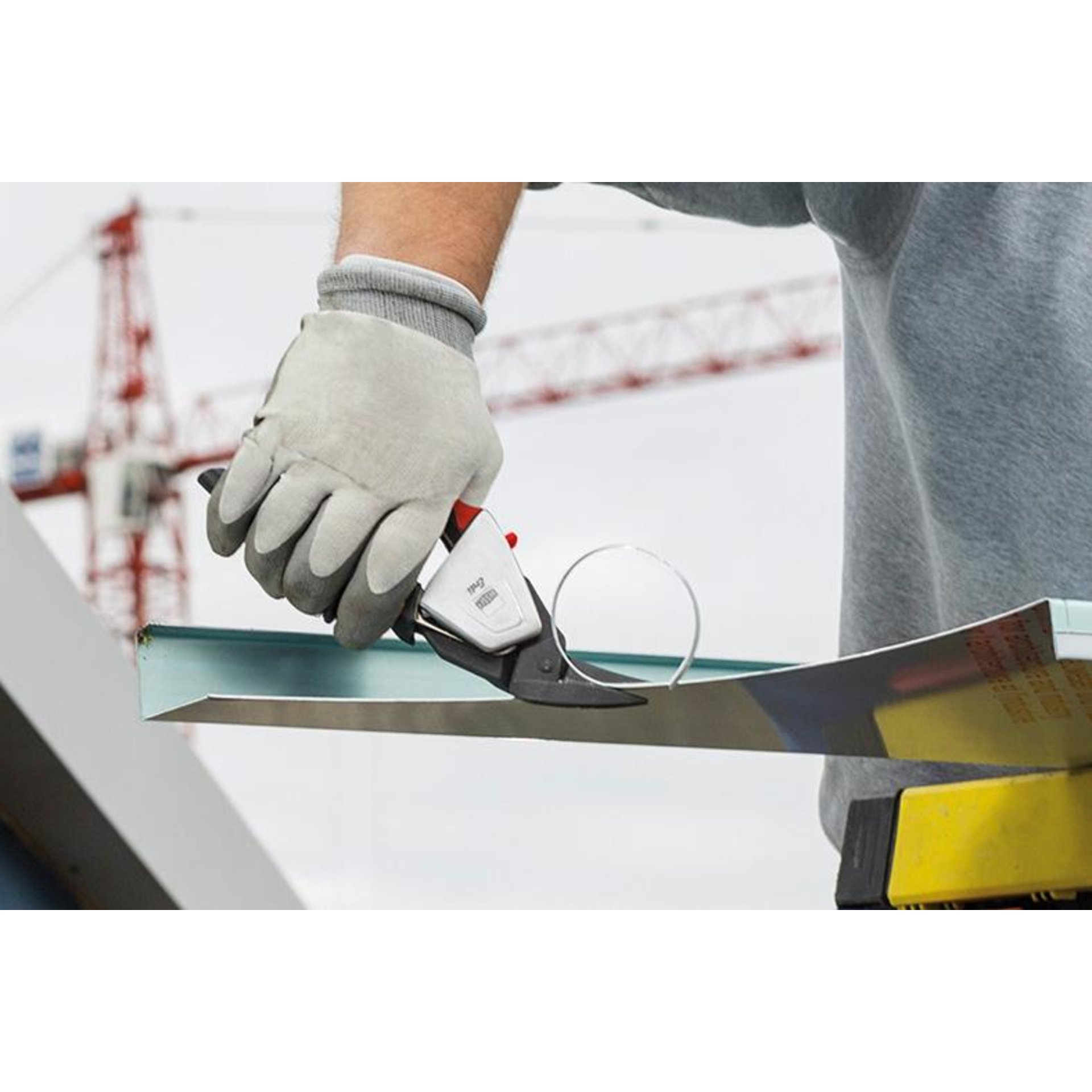 Idealschere mit Hebelübersetzung und 2-Komponenten-Griff links 230mm Erdi