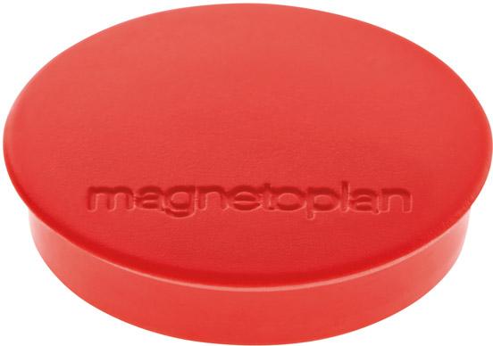 Magnet D30mm VE10 Haftkraft 700 g rot