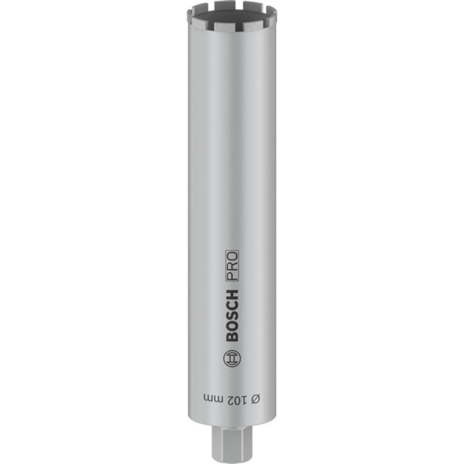 PRO Nassbohrkrone, 102 x 450 mm, G 1 1/4 Zoll UNC