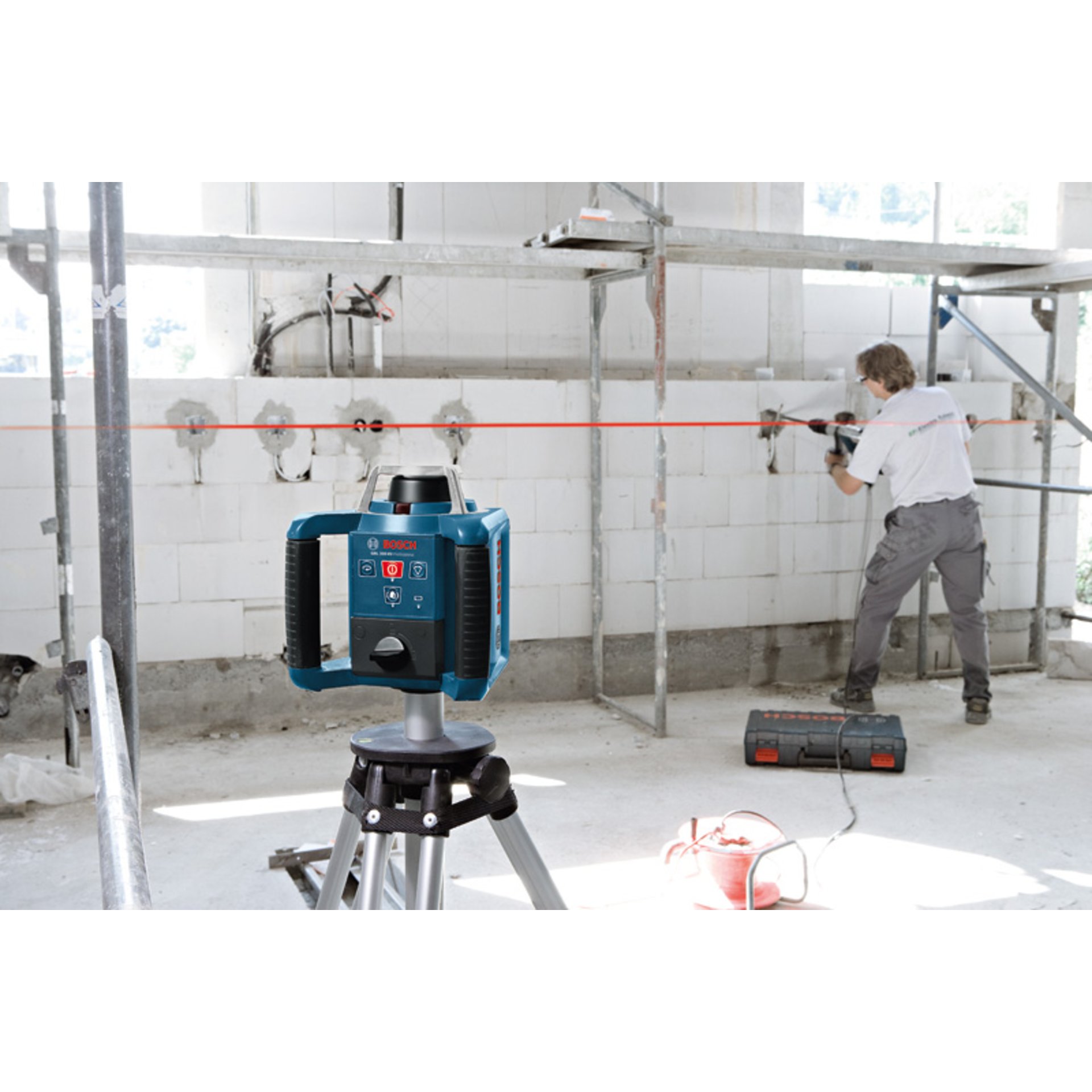 Rotationslaser GRL 300 HV, mit RC 1, WM 4, LR 1, BT 300 HD und GR 240