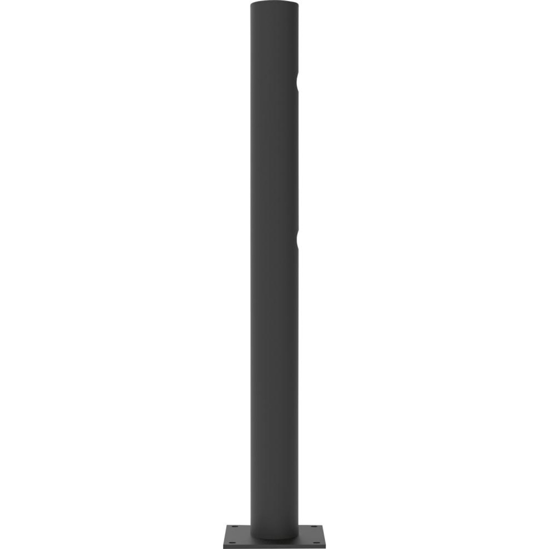 Eckpfosten links Delta für Schwingtür JULIET H1200xD110 mm schwarz