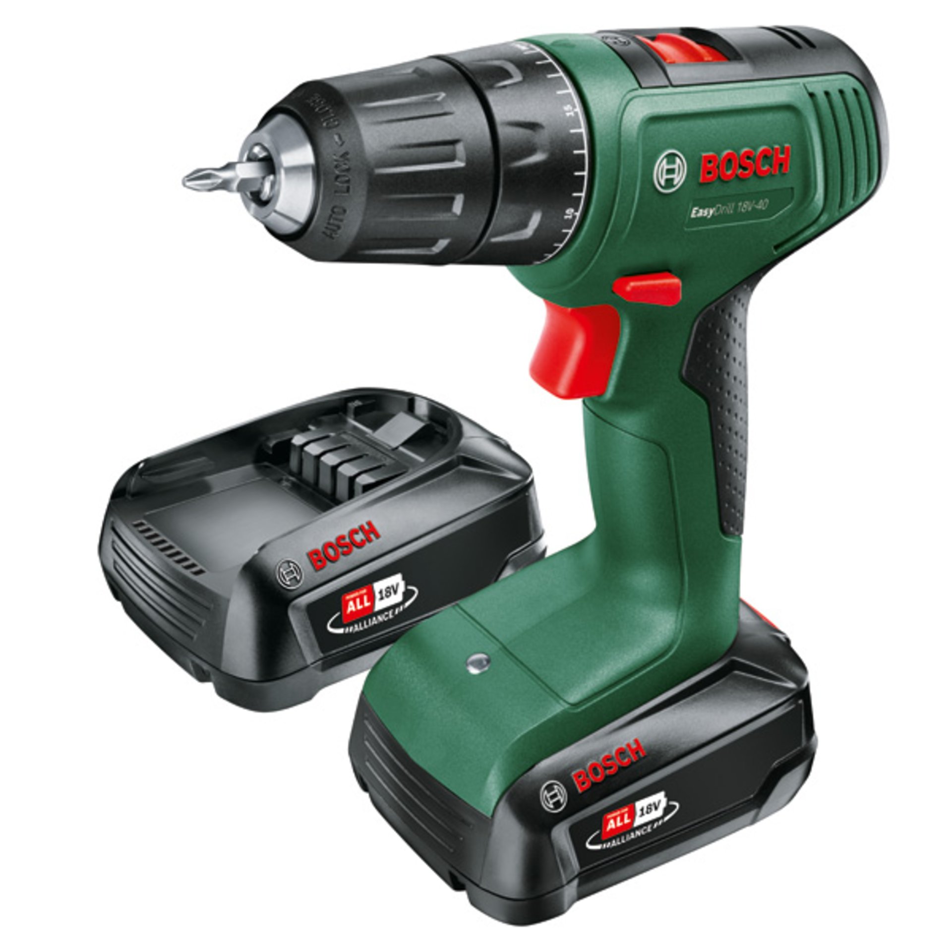 Akku-Bohrschrauber EasyDrill 18V-40, 2 x Akku PBA 18V 1.5Ah