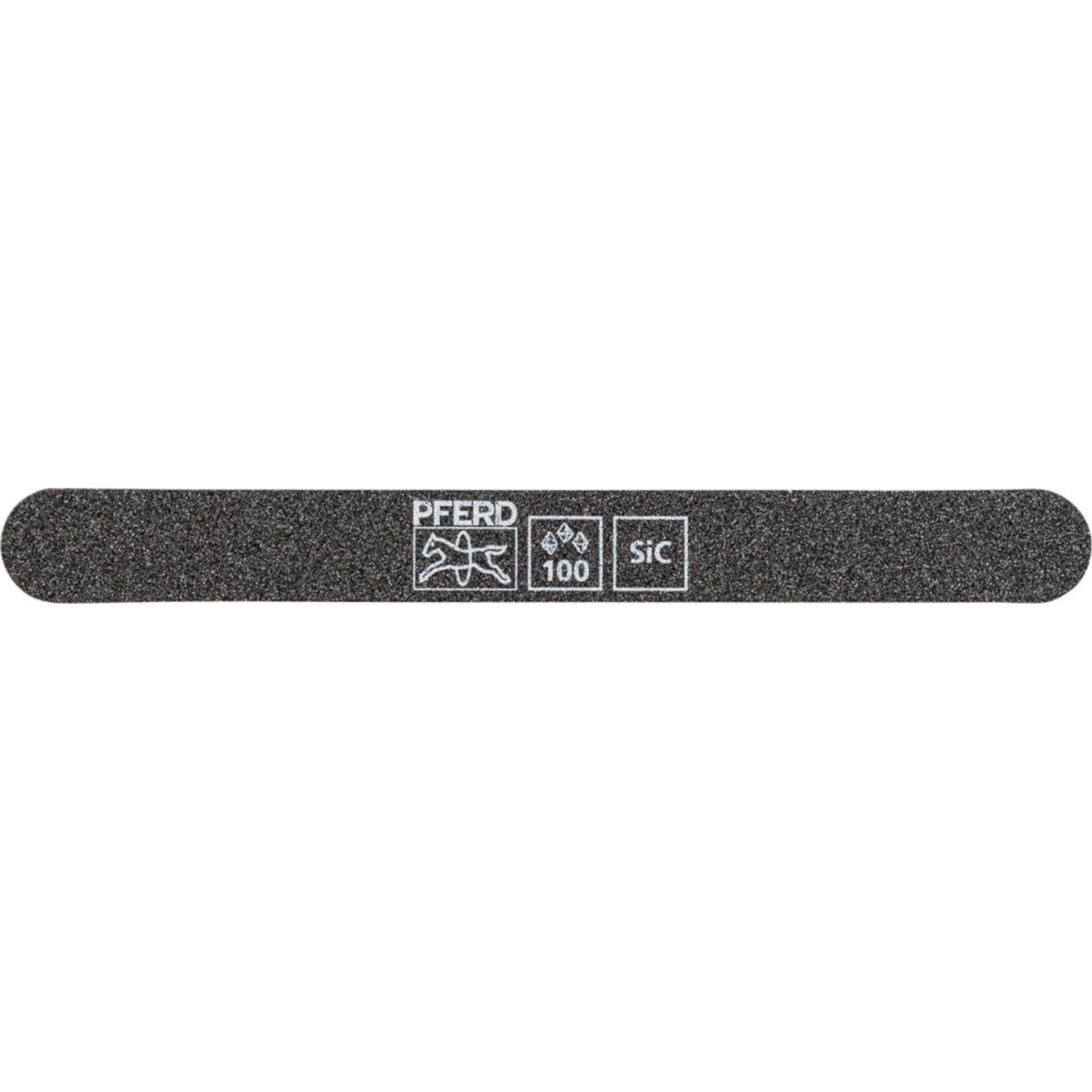 Schleiffeile SF-R147-15-5flexibel, 147x15x5mm, SiCK 100, runde Enden, Pferd