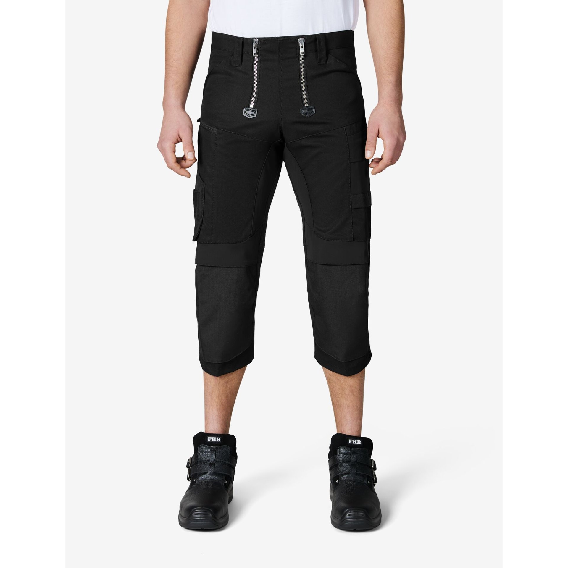 LOU Zunfthose Piratenform elastisch schwarz 56