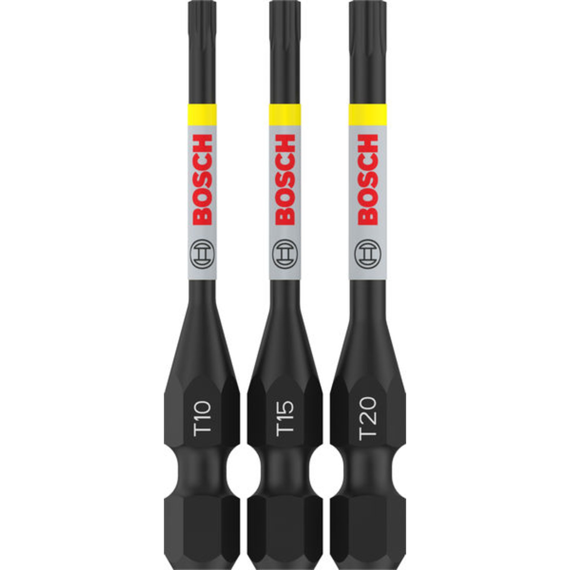PRO Torx Impact Bit Set, T10, T15, T20, 55 mm, 3-tlg.
