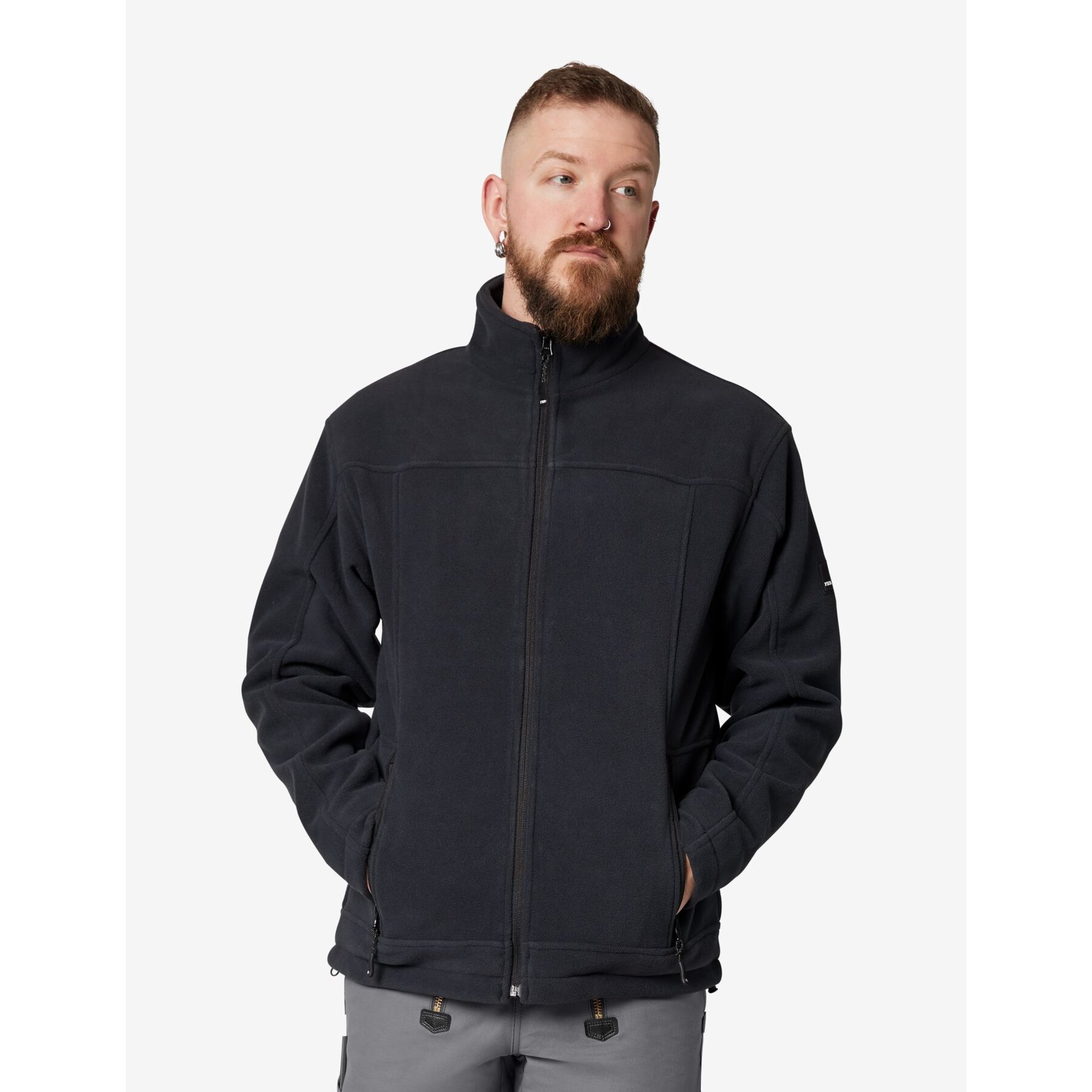 ROMAN Fleece-Jacke anthrazit 2XL