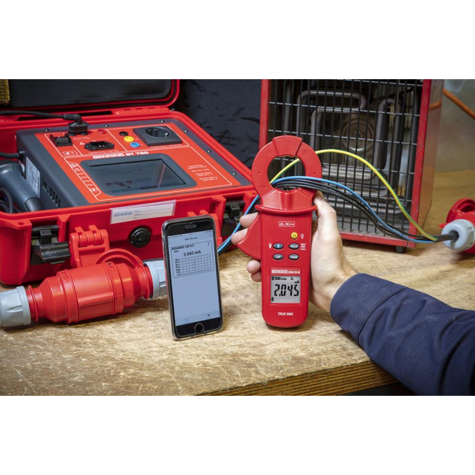 Digital-Stromzangen- Multimeter CM 9-2 Benning