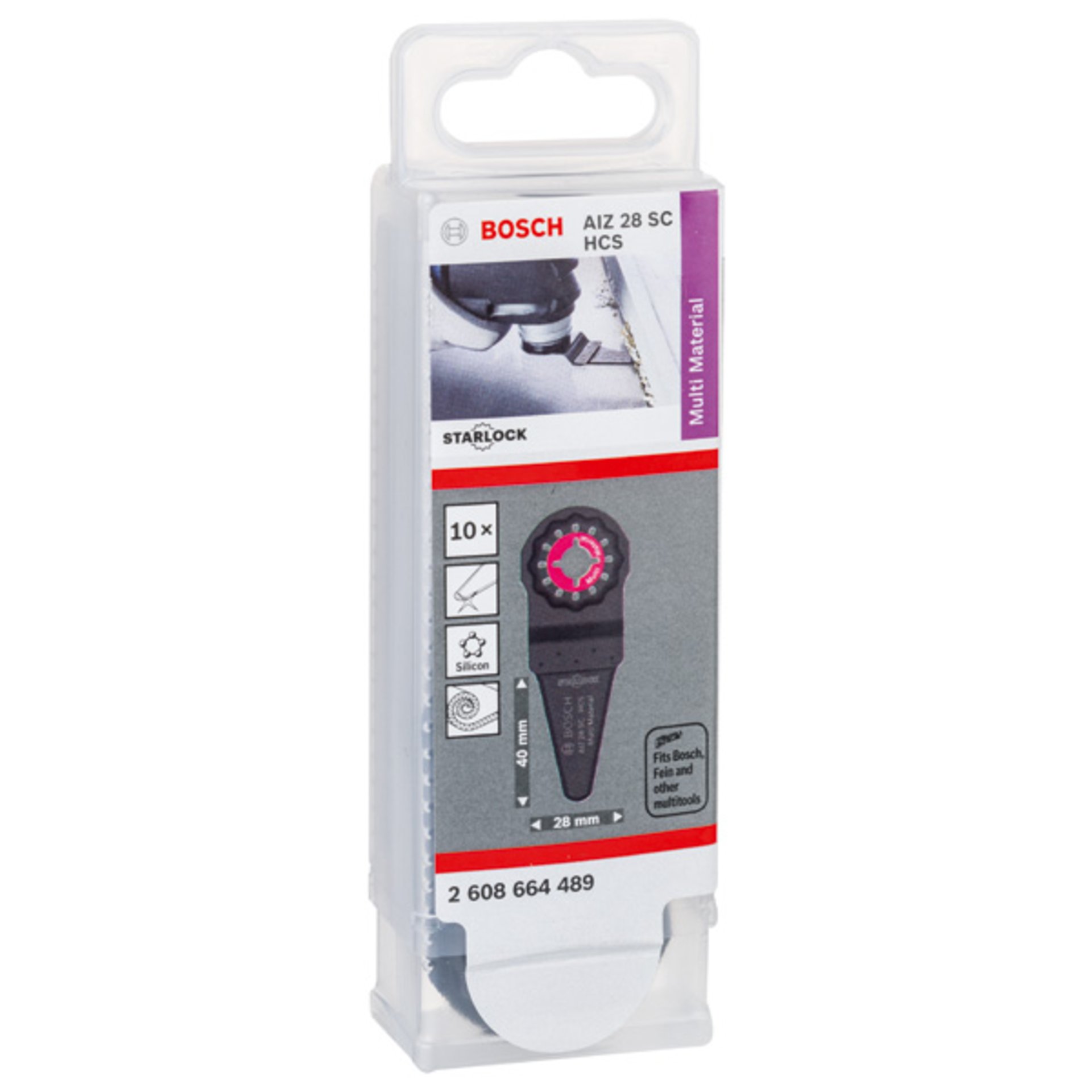 HCS Universalfugenschneider AIZ 28 SC, 40 x 28 mm, 10er-Pack