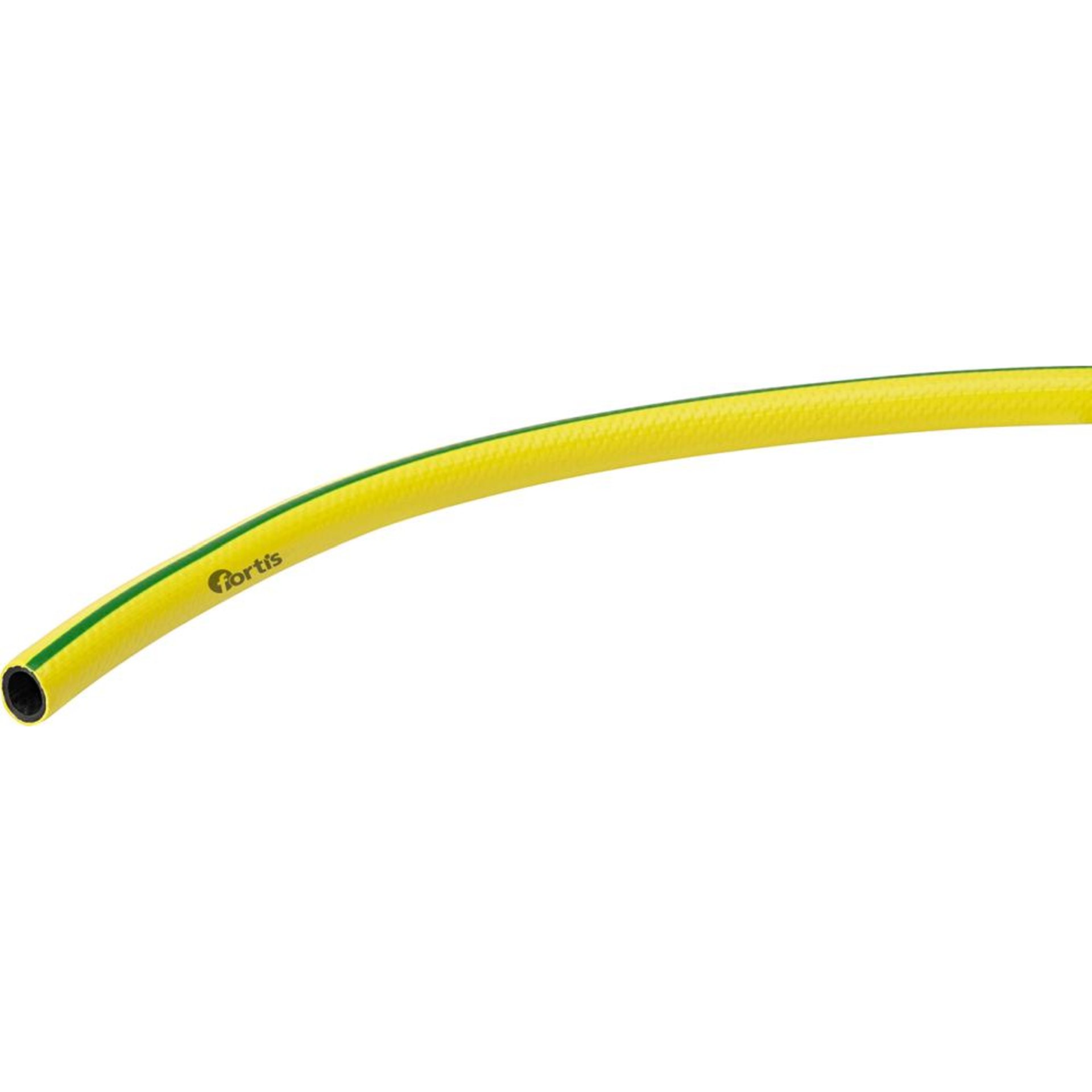 Wasserschlauch PVC, gelb/grün, 12,5x2,3mm, 25m FORTIS