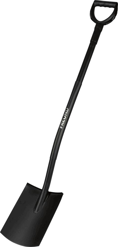 Freund Victoria Gärtnerspaten flache Form Stahlstiel Ergoline schw. 29 x 19 cm mit Kst.-D-Griff Freund Victoria Gärtnerspaten flache Form Stahlstiel Ergoline schw. 29 x 19 cm mit Kst.-D-Griff