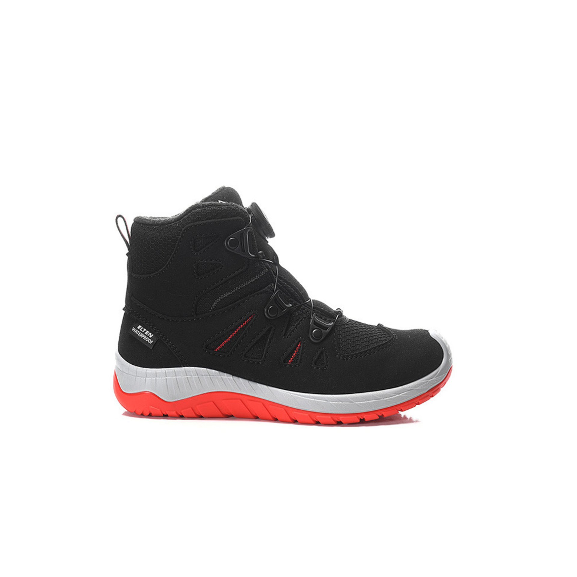 Stiefel MADDOX Kids BOA® Winter black-red Mid, Gr. 31
