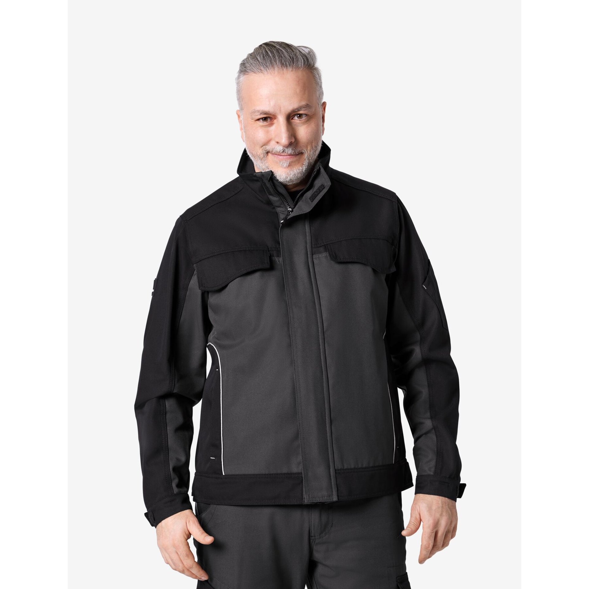 ERNST Arbeitsjacke anthrazit-schwarz M