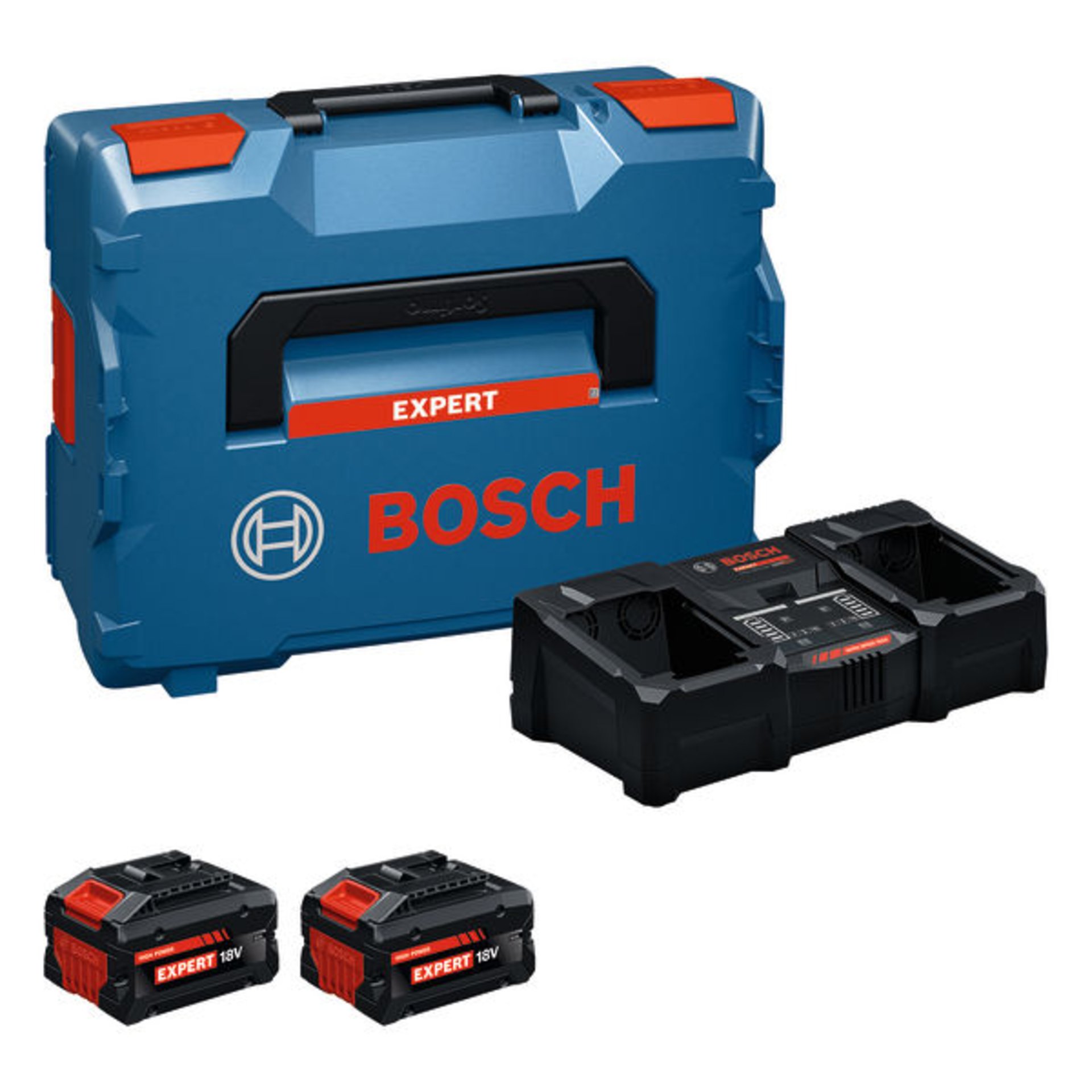 Batterie/Ladegerät Set 2x EXBA18V-80 + EXAL18V2-320