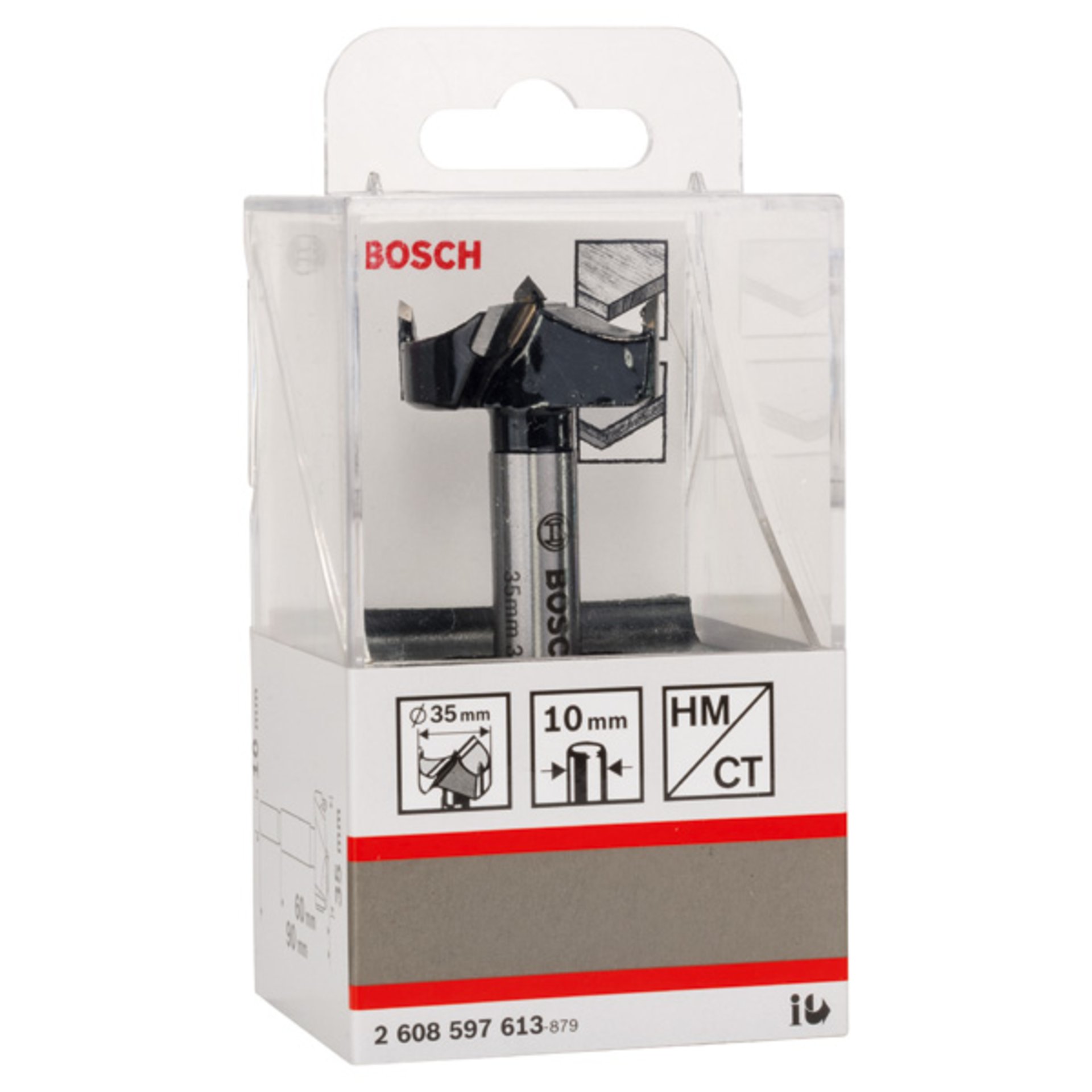 Kunstbohrer HM, 35 x 90 mm, d 10 mm
