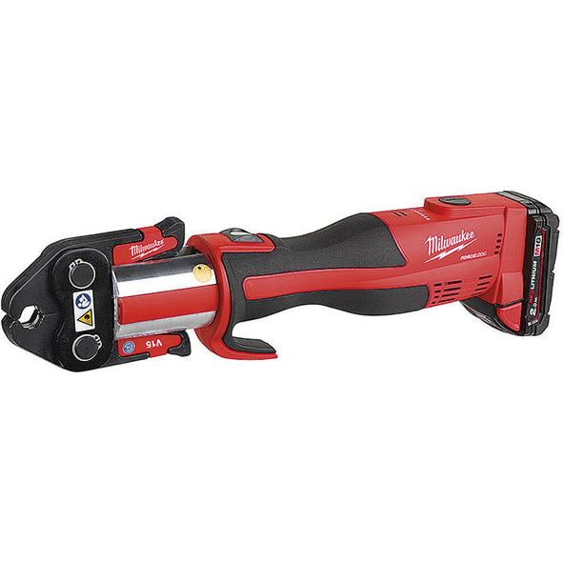Akku-Presswerkzeug (San) M18BLHPT-202C Milwaukee 2x18,0V 2,0 Ah Ladegerät M12-18FC Koffer