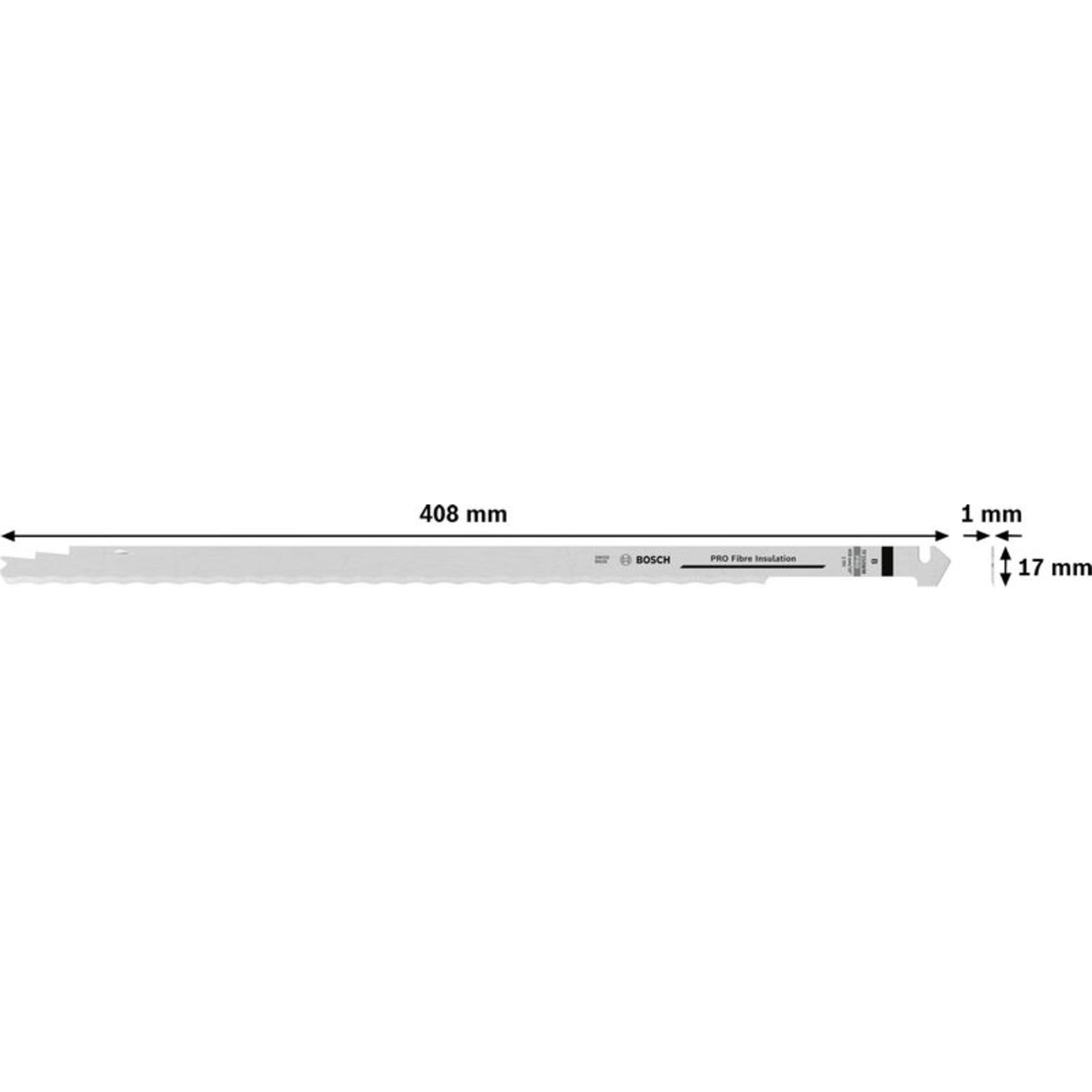 PRO Fibre Insulation Tandemsägeblatt, 408 mm, 2-tlg.