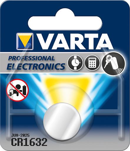 Varta Knopfzelle Electr. CR1632140mAh
