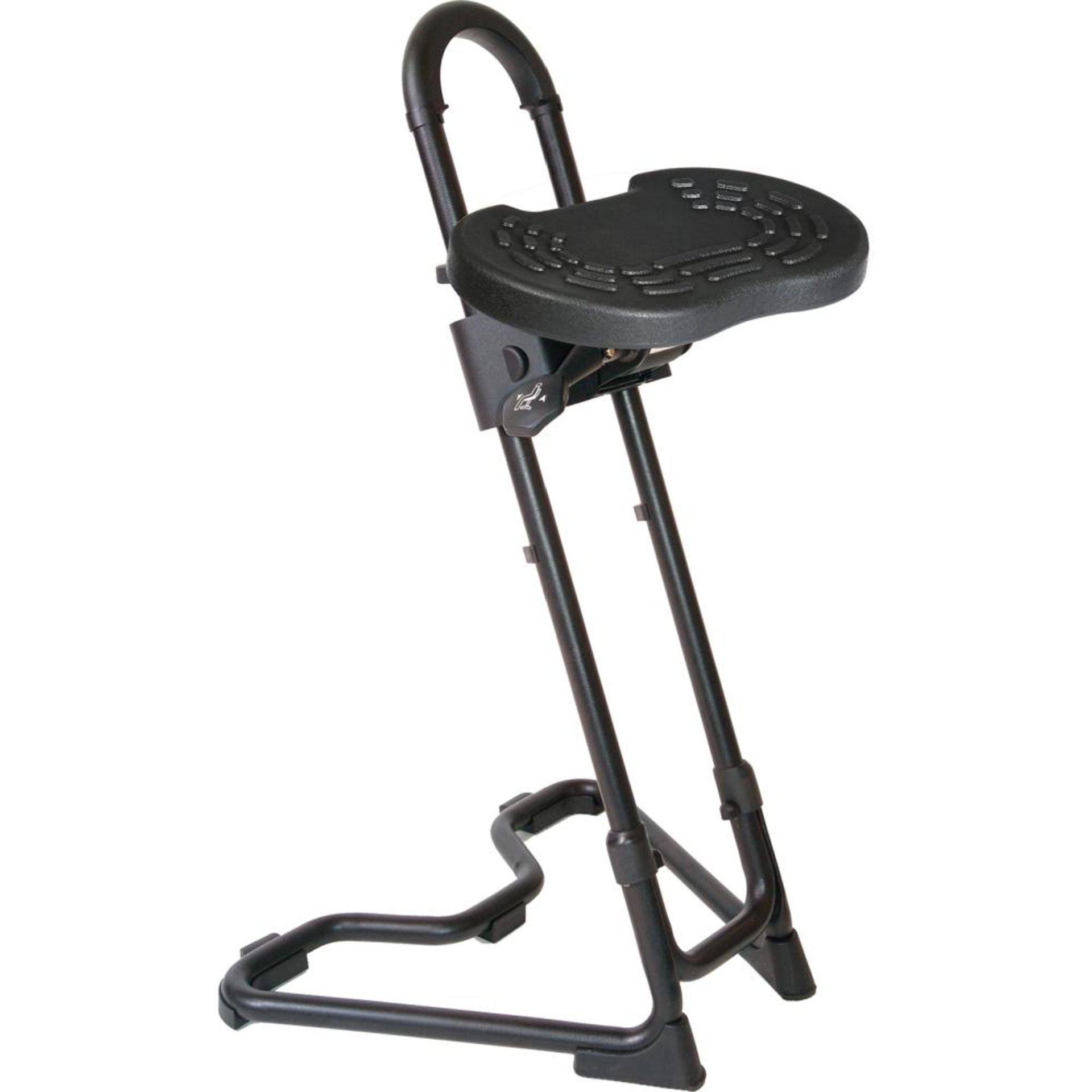 Stehhilfe Sitz PU-Schaum schwarz Sitzhöhe 610-860 mm