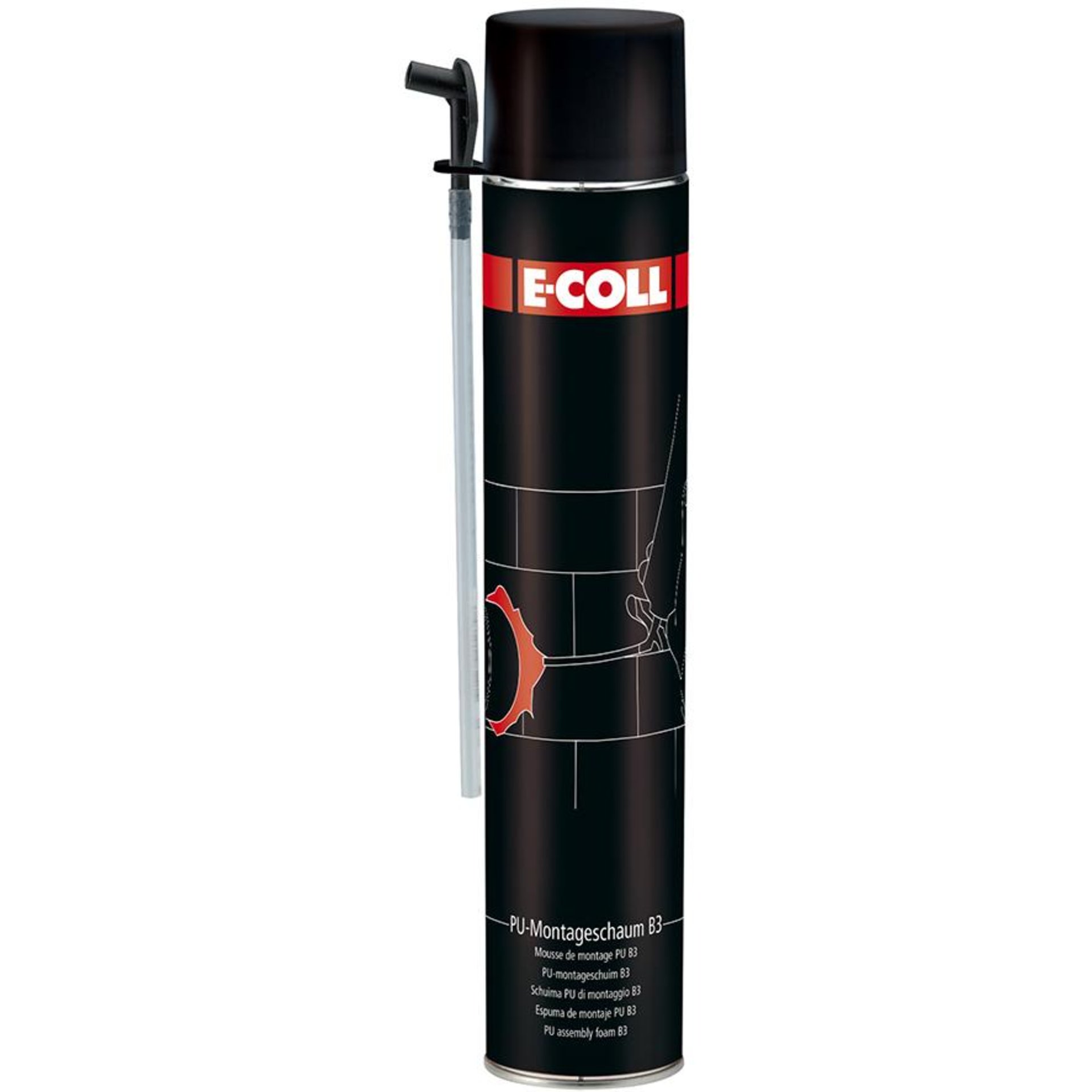 PU-Montageschaum B3 750ml (MDI-haltig) E-COLL