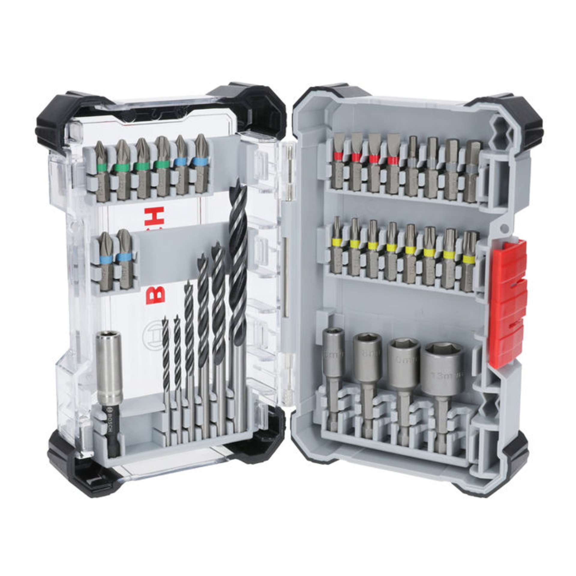 Extra Hard Schrauberbit- und PRO Wood Bohrer-Set, 35-tlg.