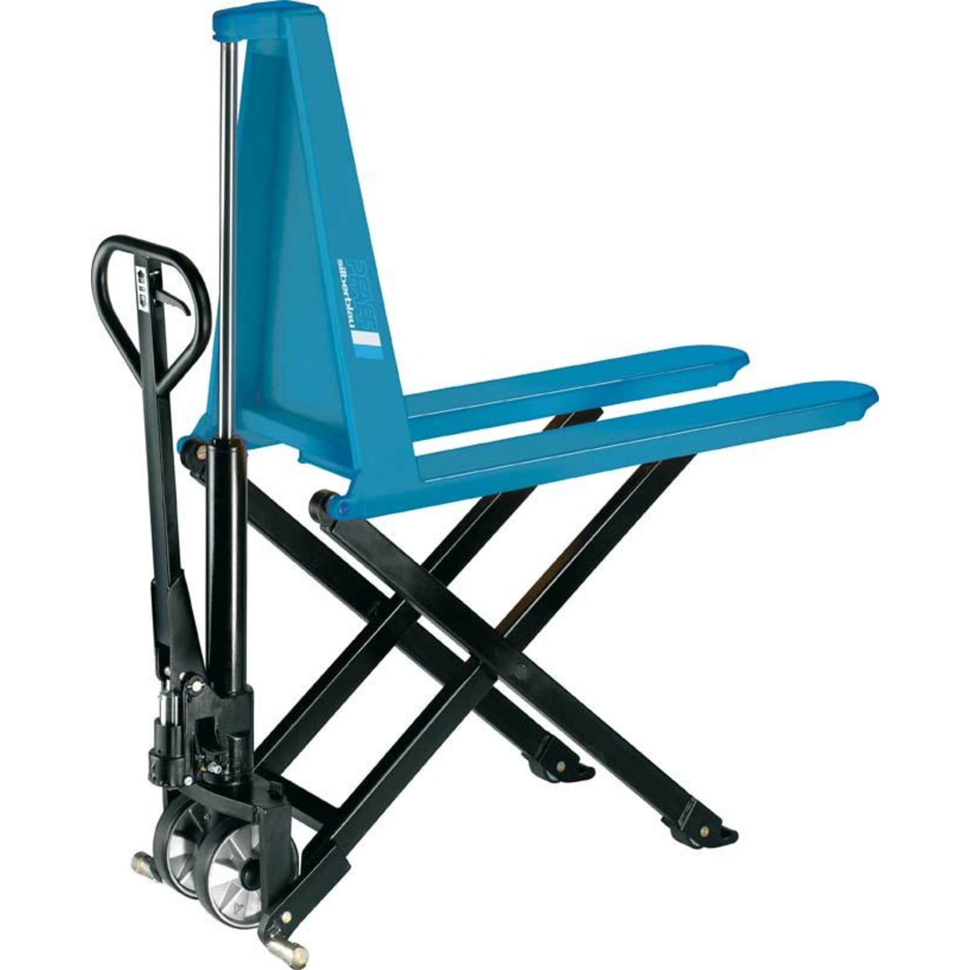 Scherenhubwagen HU HS10B Gabellänge 1150 mm Bereifung PUR/PUR Tragkraft 1000 kg