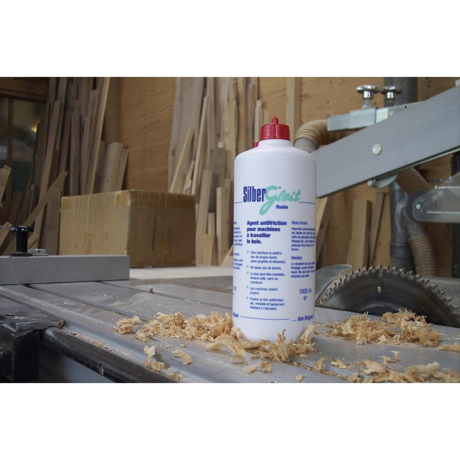 Gleitmittel flüssig 1000ml Flasche SilberGleit