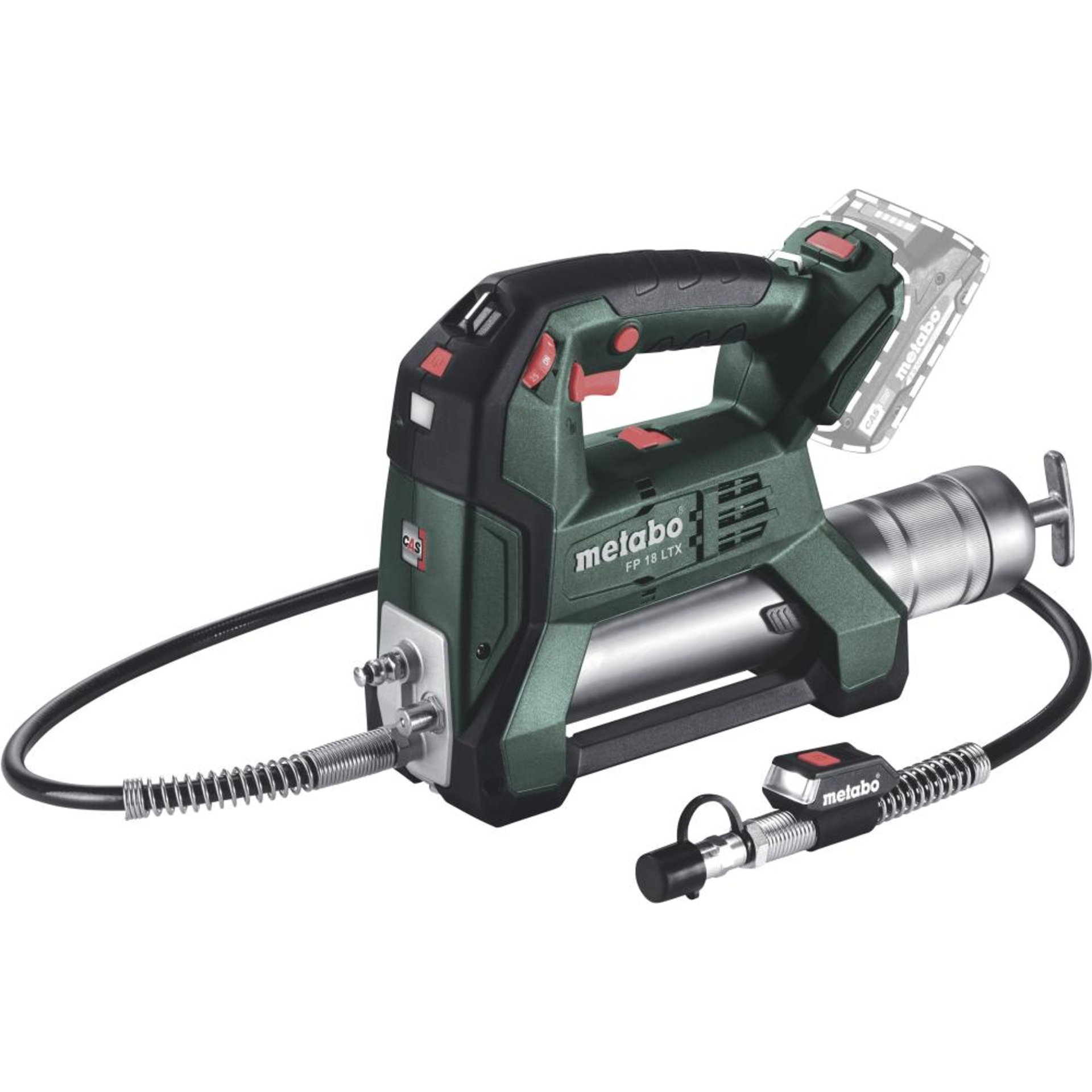 Akku-Fettpresse solo FP 18 LTX Metabo ohne Akku ohne Ladegerät Karton