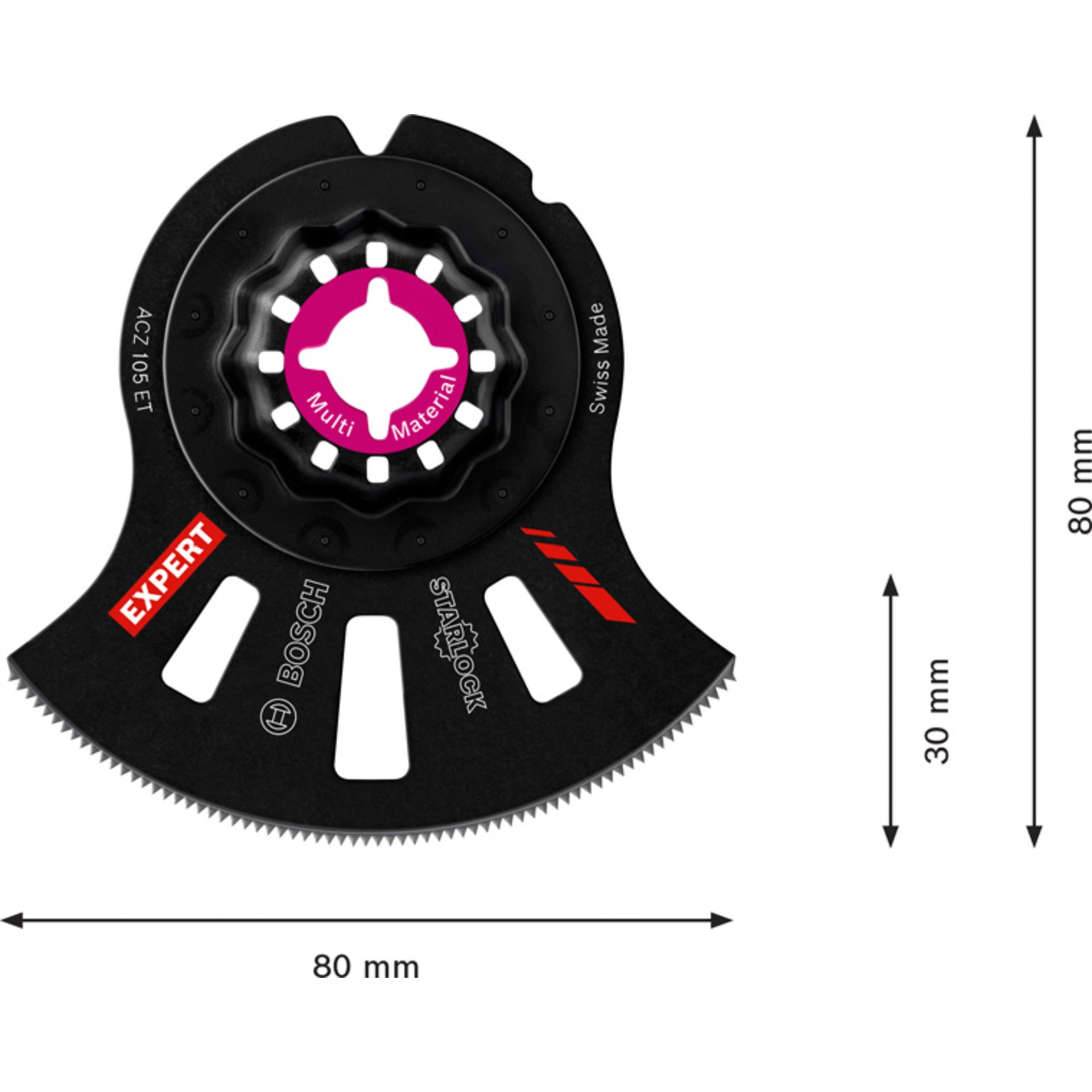 EXPERT MultiMaterial Segment Blade ACZ 105 ET, 1 Stück