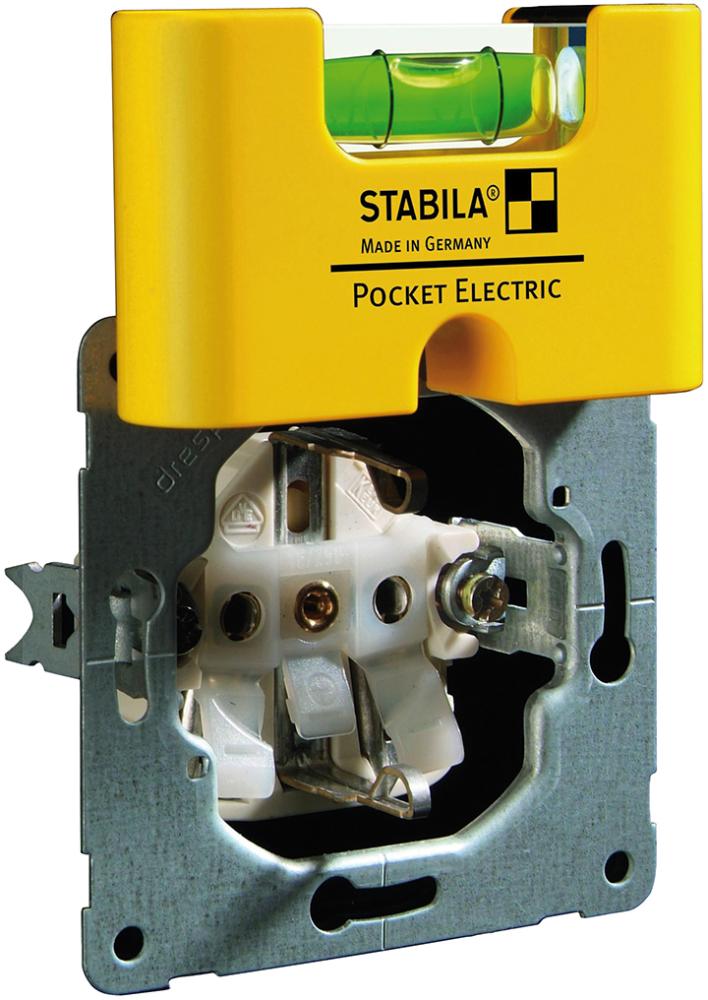 Stabila Mini-Wasserwaage Pocket Electric 7cm SB
