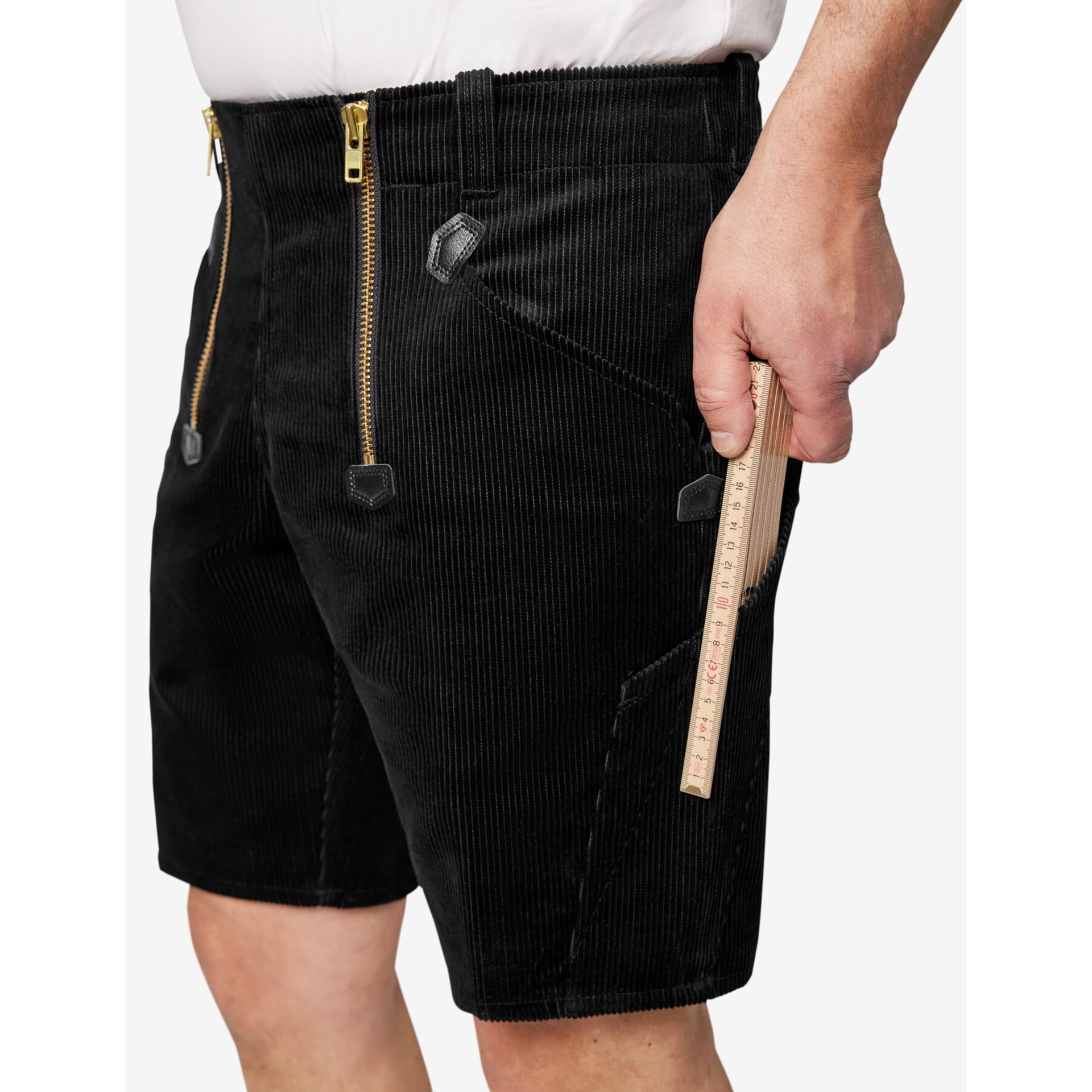 HANS Zunft-Shorts Genuacord schwarz 62