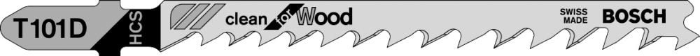 Bosch Stichsägeblatt T 101 D Pack a 5 Stück Bosch Stichsägeblatt T 101 D Pack a 5 Stück