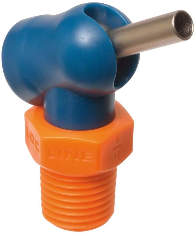LOC-LINE Hochdruckdüse XW für Kühlmittelschlauch 1/4" 70bar Ø4,1x12,7mm grau