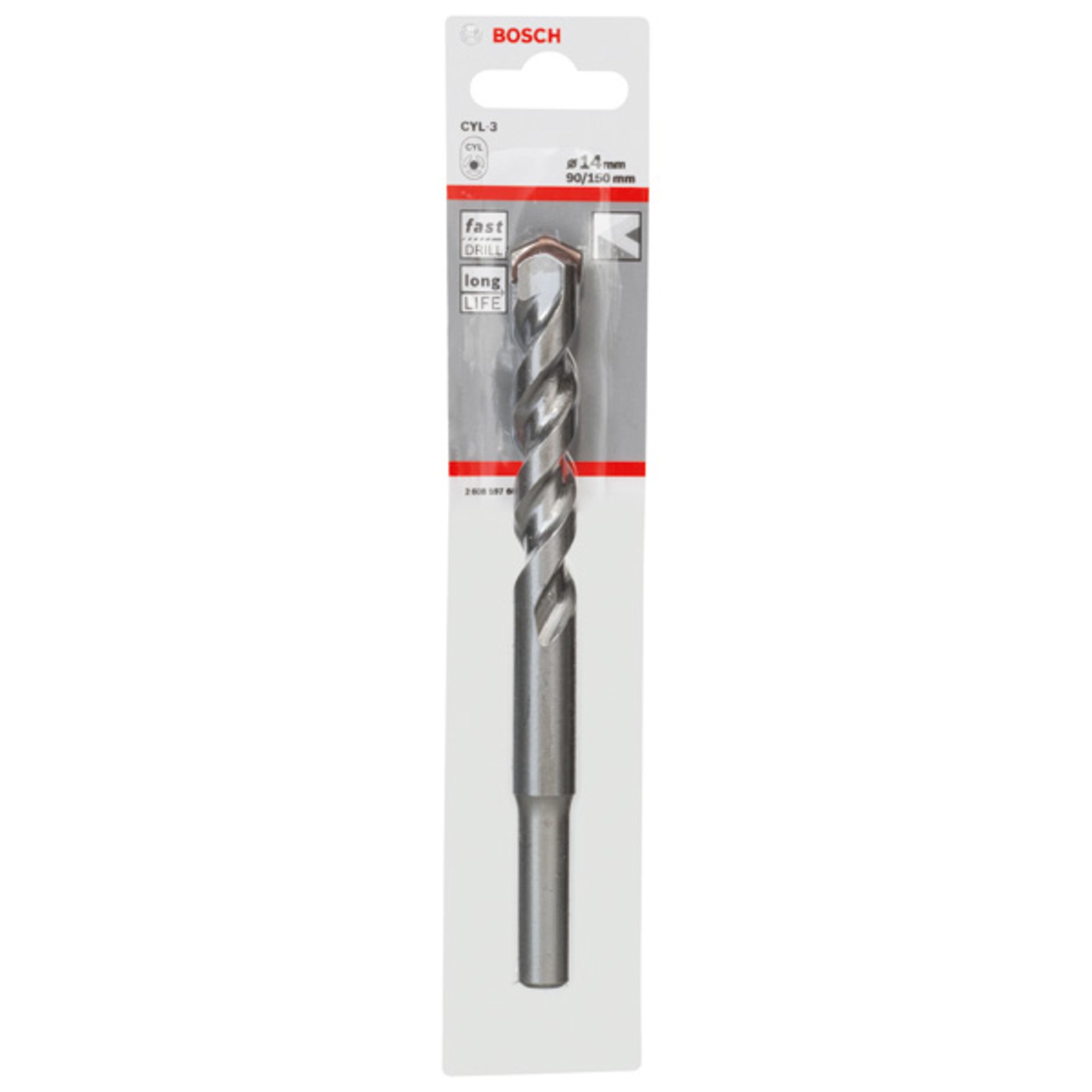 Betonbohrer CYL-3, 14 x 90 x 150 mm, d 10 mm, 1er-Pack