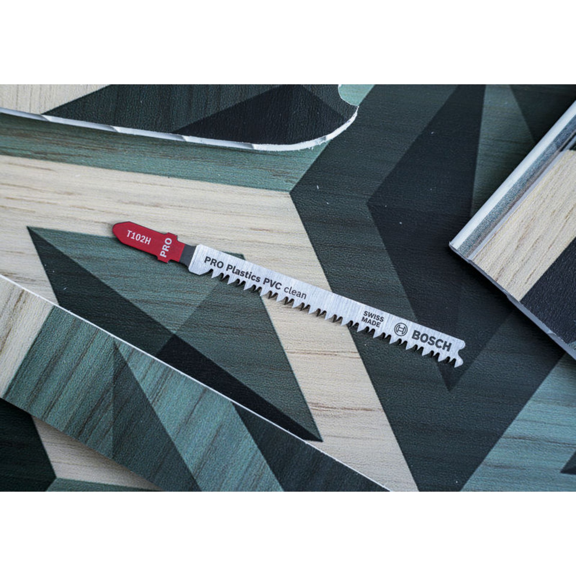 PRO Plastics PVC clean T102H Stichsägeblatt, 100 mm, 3-tlg.