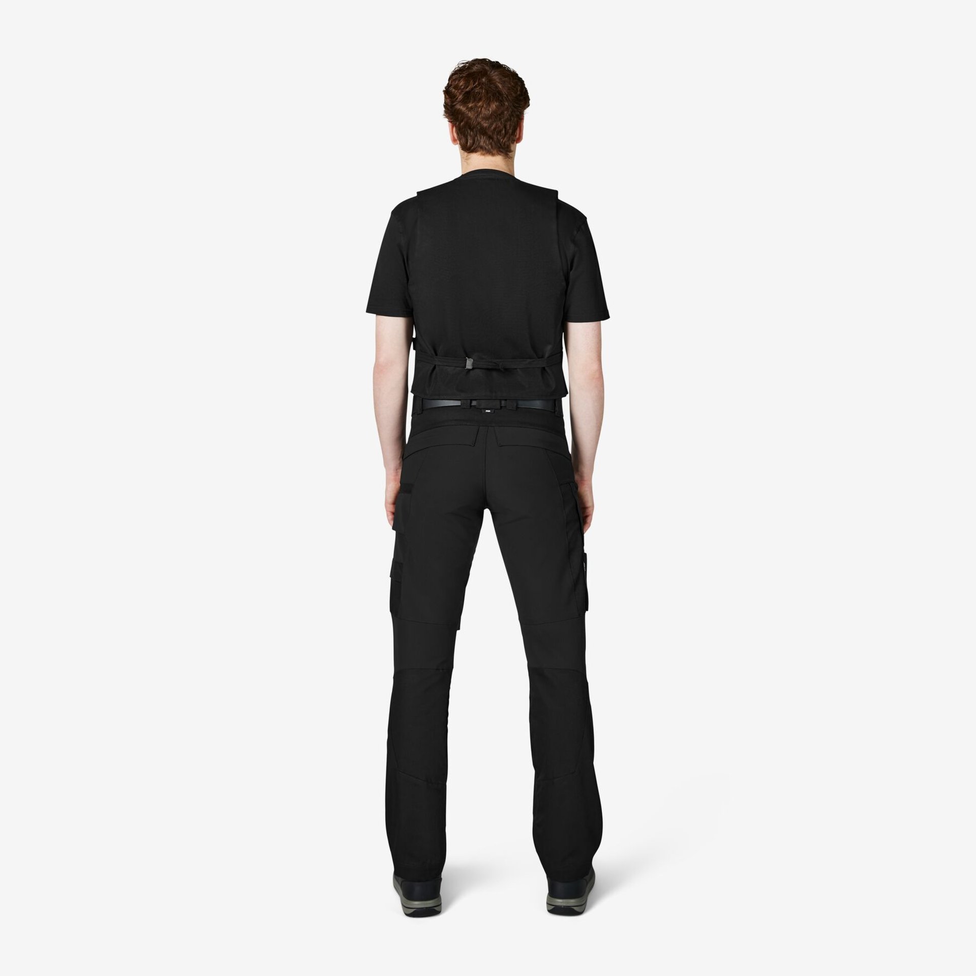 HANNES Zunftweste aus Canvas schwarz 88
