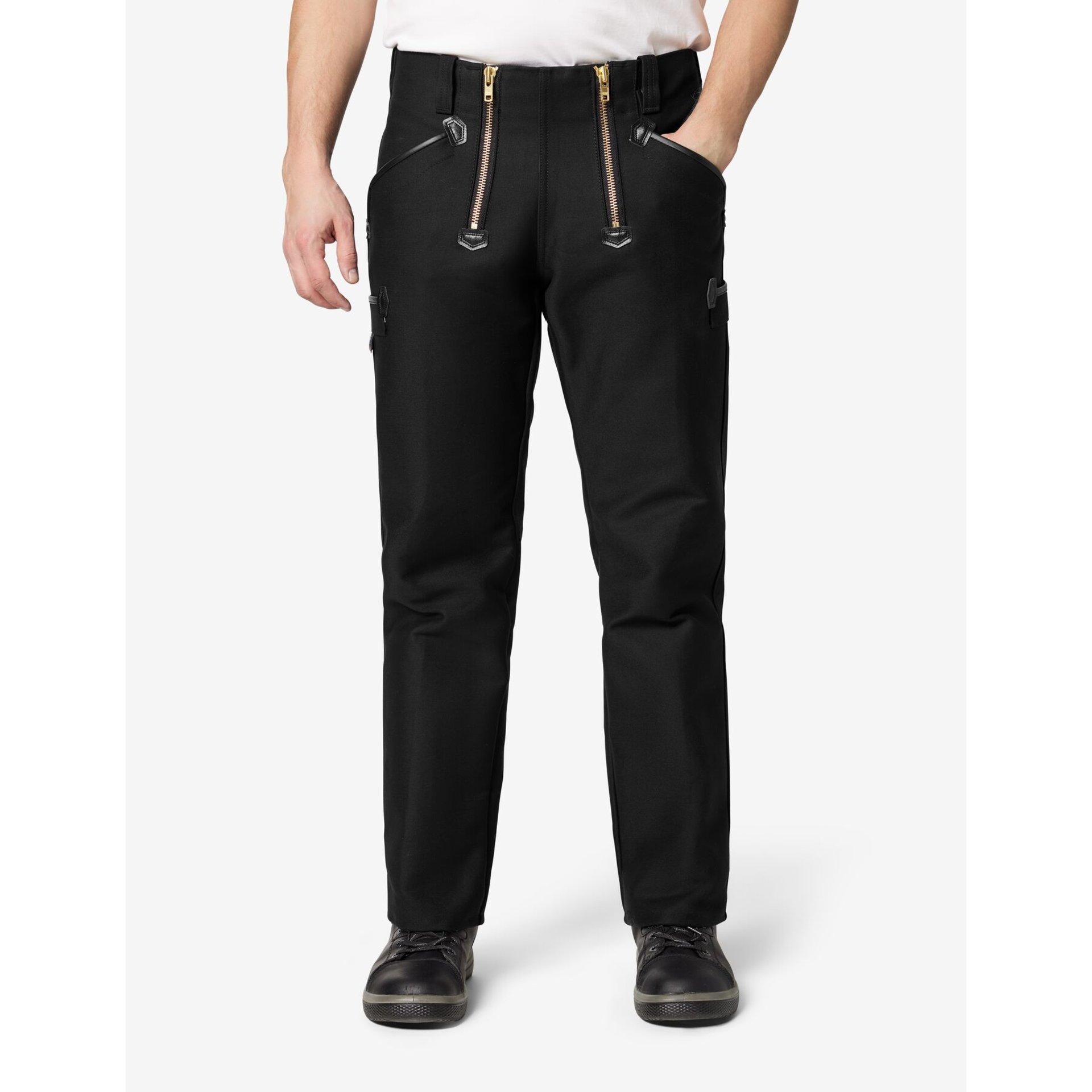 HUBERT Zunfthose Zwirn-Doppel-Pilot schwarz 58