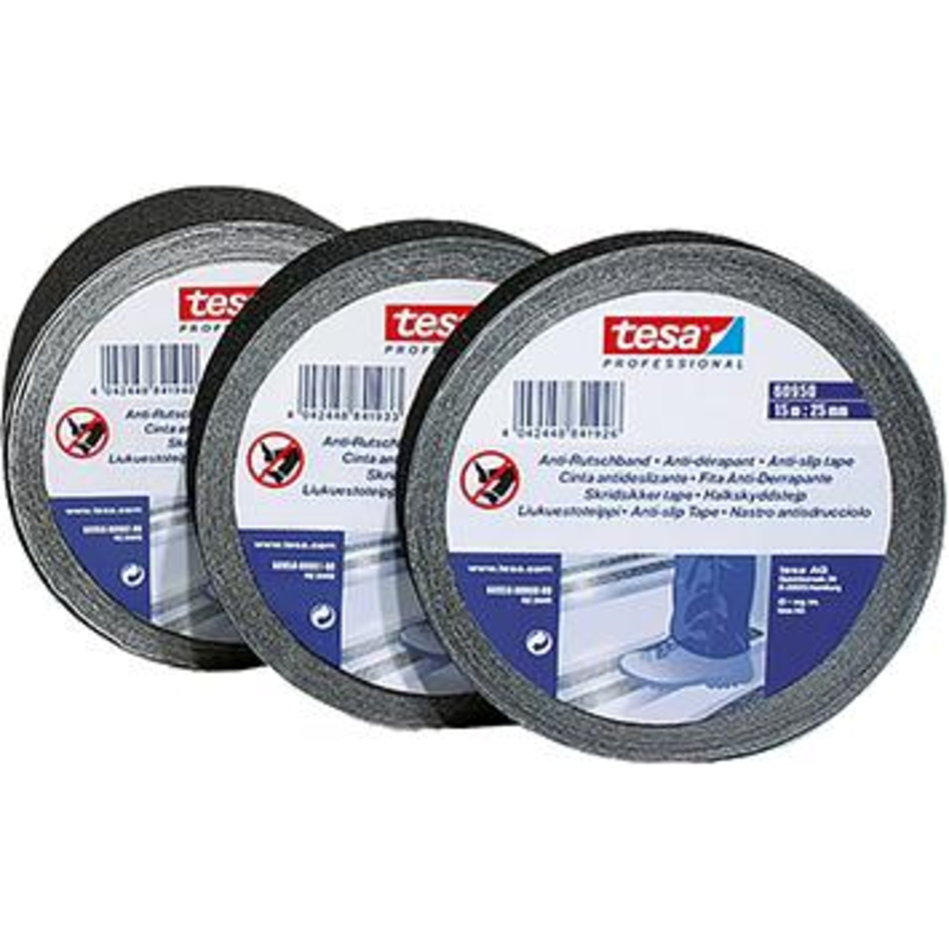 tesa Anti-Rutsch 15m x 25mm, schwarz