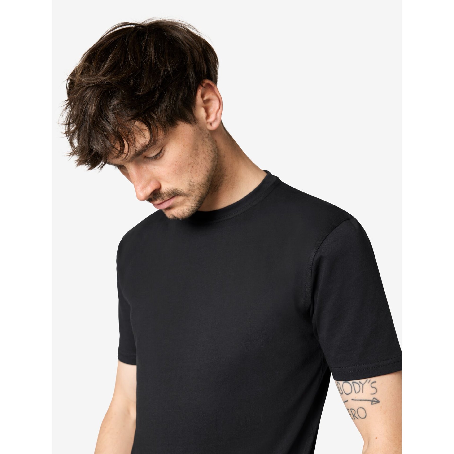 JENS T-Shirt Rundhals schwarz Gr. 4XL