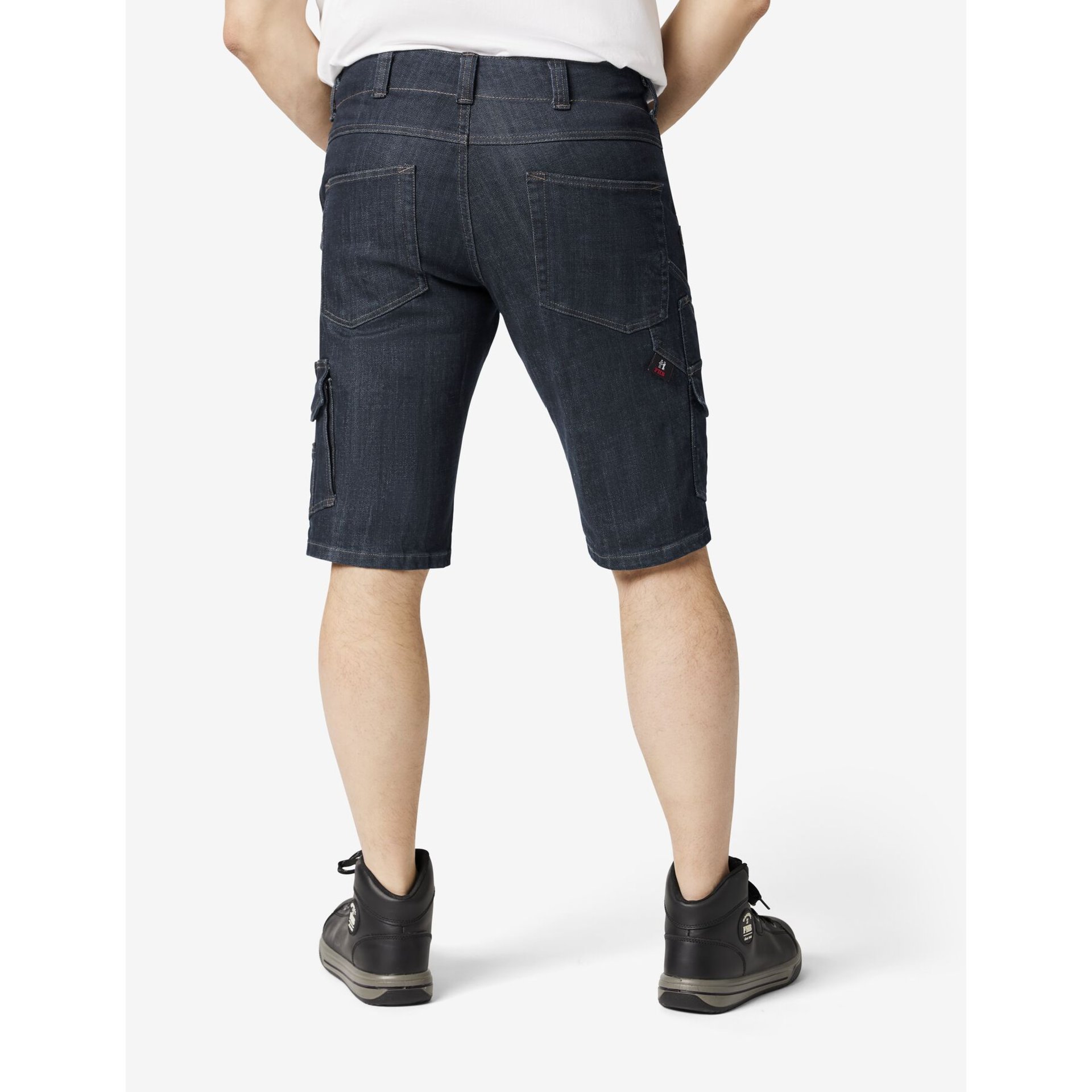 VOLKMAR Zunft-Bermuda Stretch-Jeans schwarzblau 42