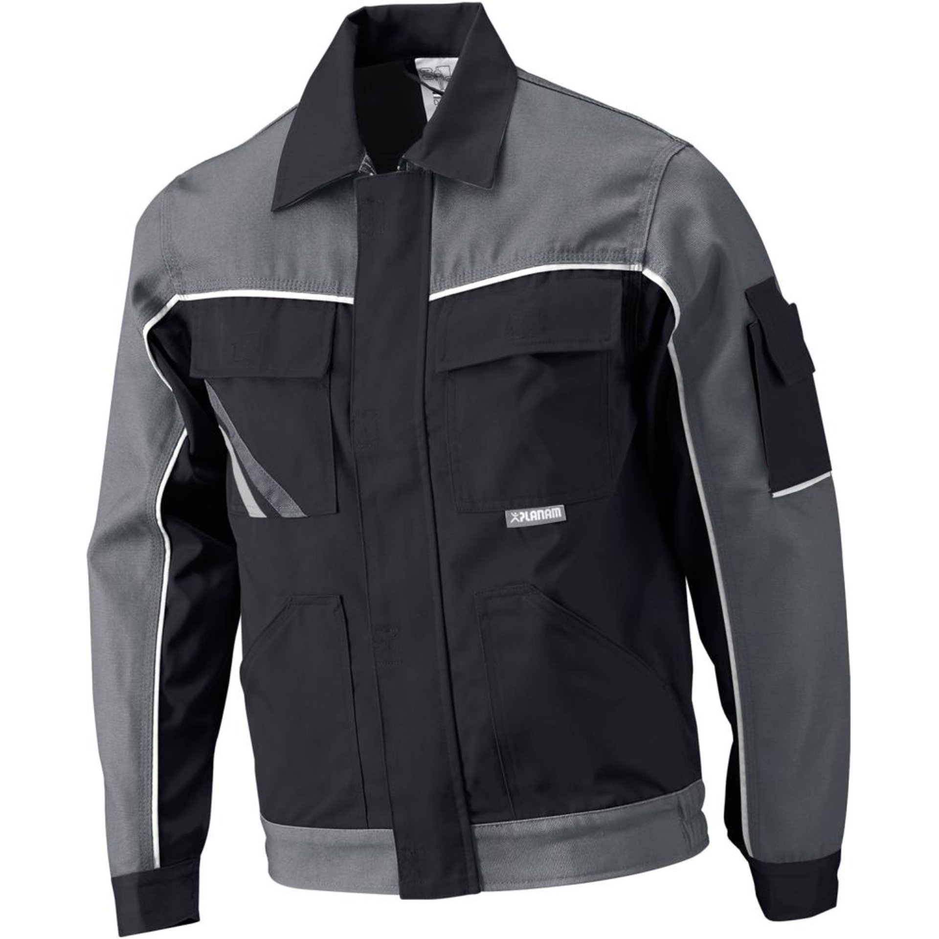 Bundjacke Highline, schwarz/schiefer/zink, Gr.94