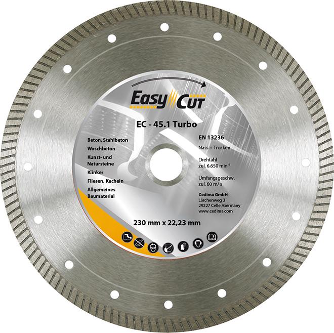 Cedima Trennscheibe Diamant EC-45.1 115x1,2x10x22,23mm